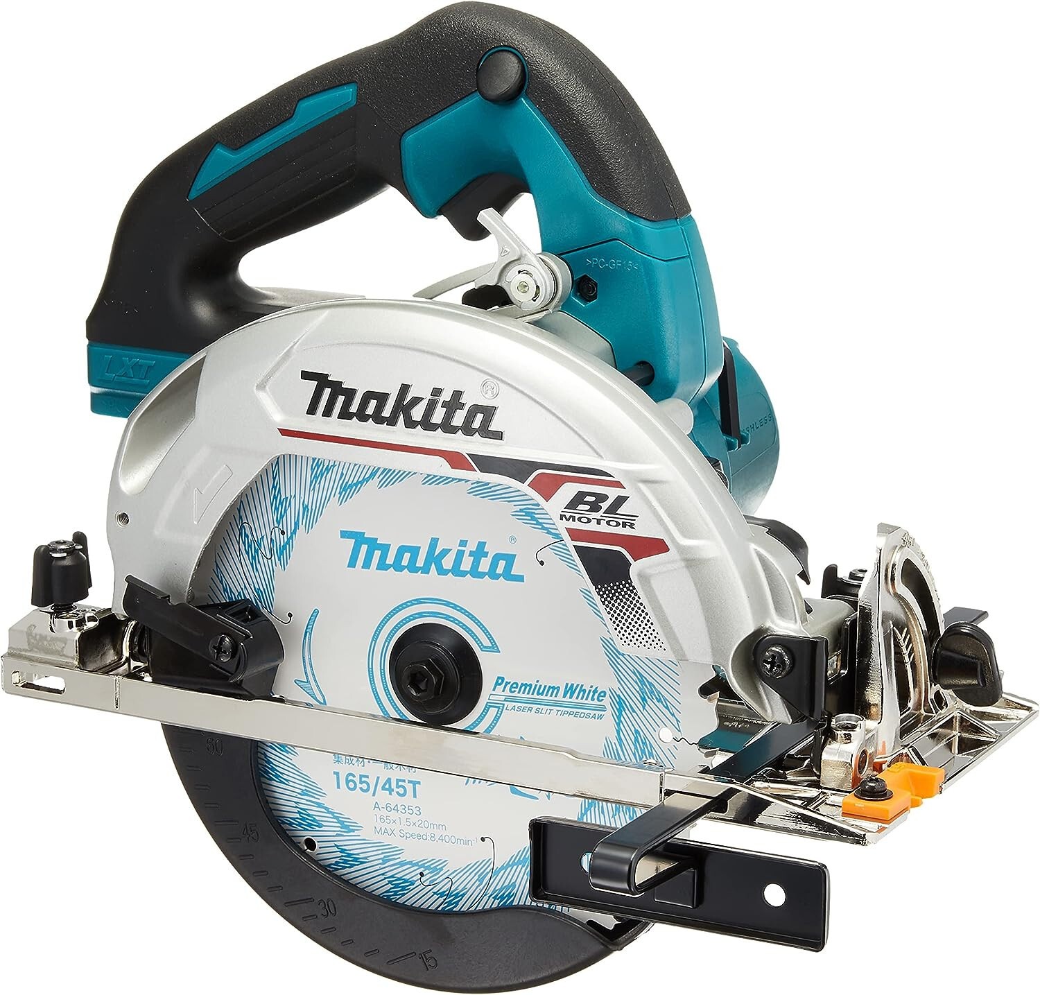 Makita 18V 165mm rechargeable circular saw HS631DZS (blue, main body only)