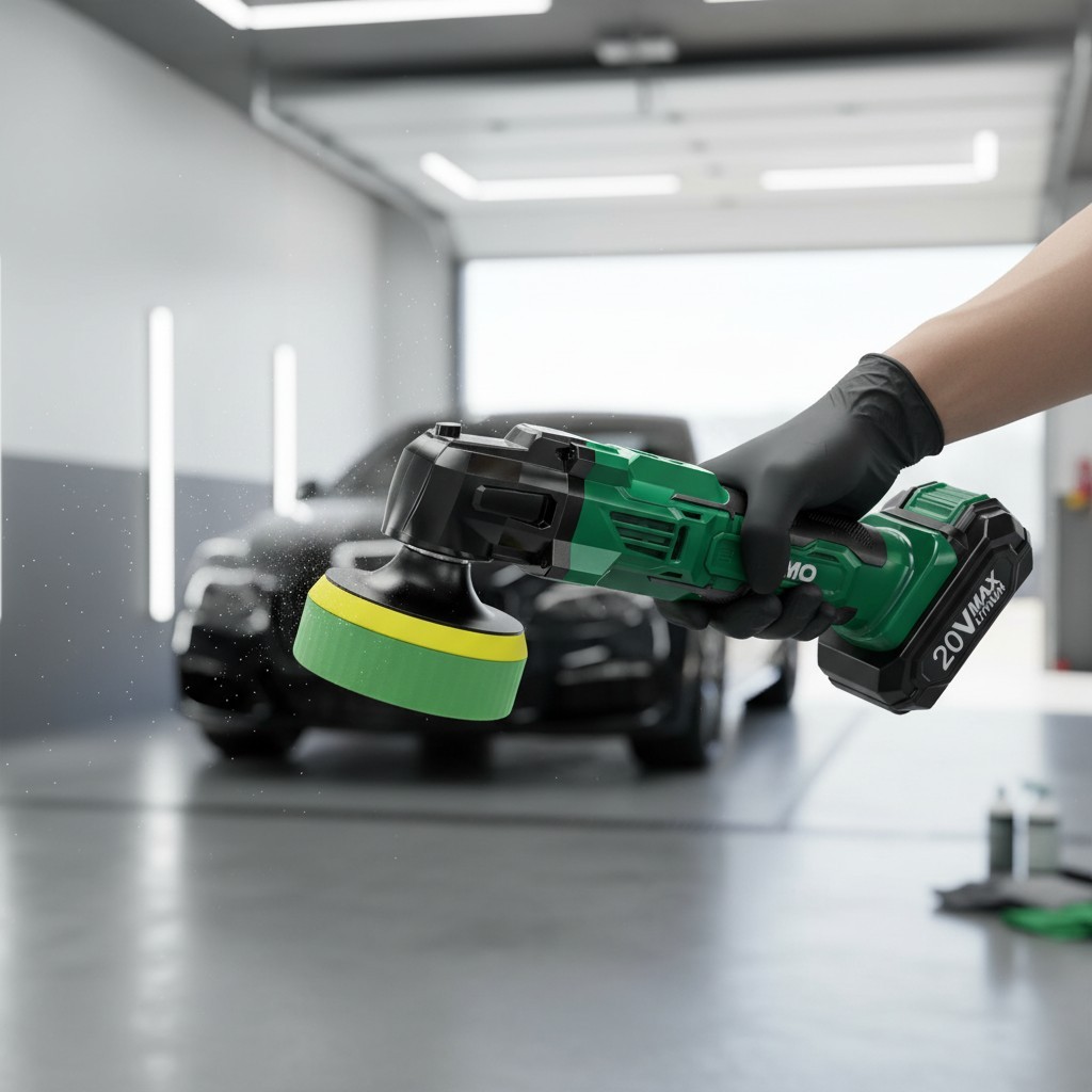 Lightweight KIMO 20V Cordless Polisher – 6000 RPM, Ergonomic and Quiet Operation