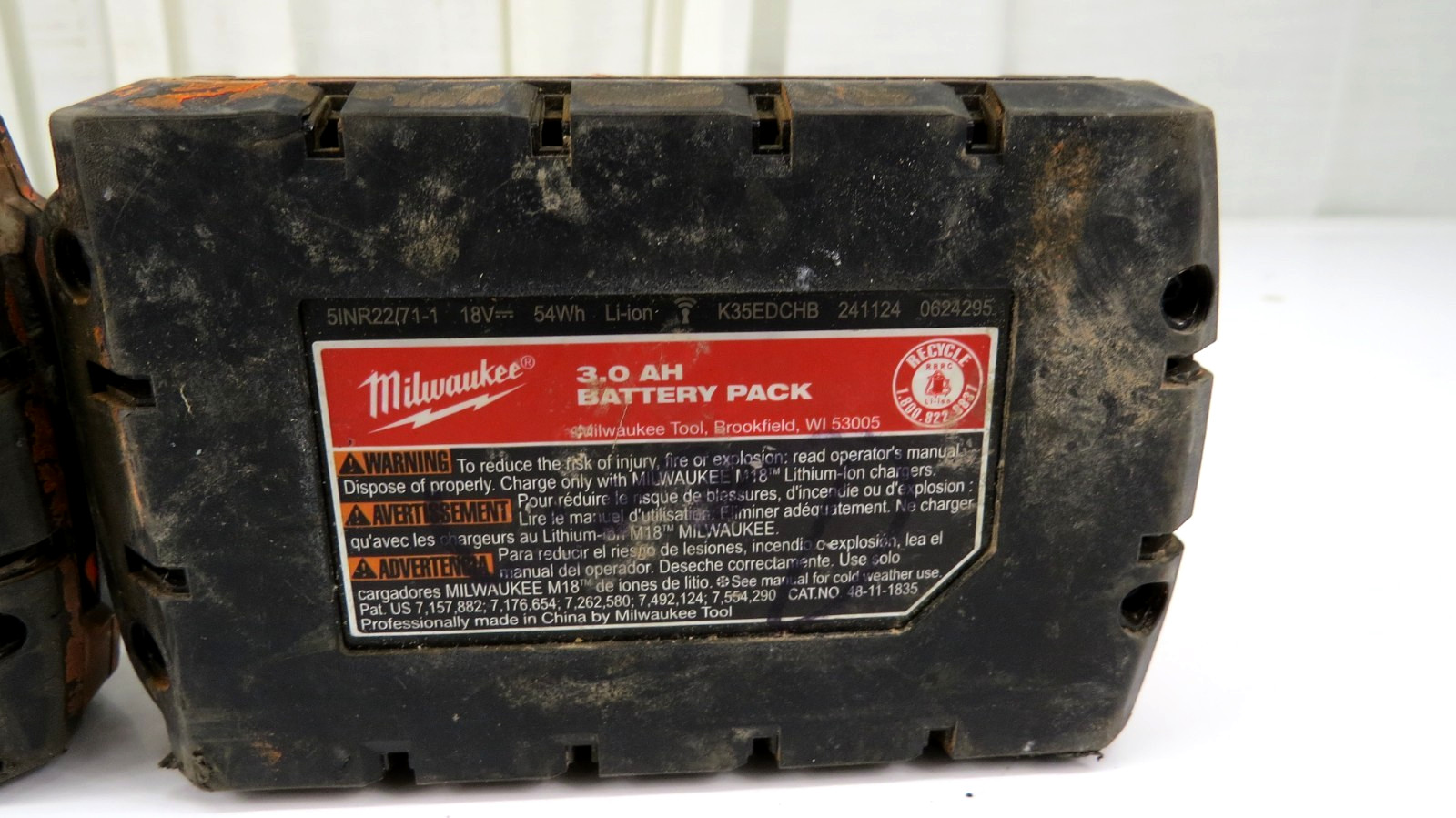 Milwaukee 2953-20 M18 18V Fuel Brushless 1/4&Prime; HEX Impact Driver W/2x 3Ah Battery