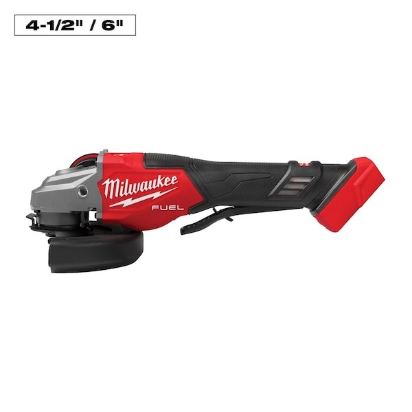 Milwaukee Tool 3670-20 M18 Fuel 4-1/2&Prime;-6&Prime; Braking Grinder, Paddle Switch