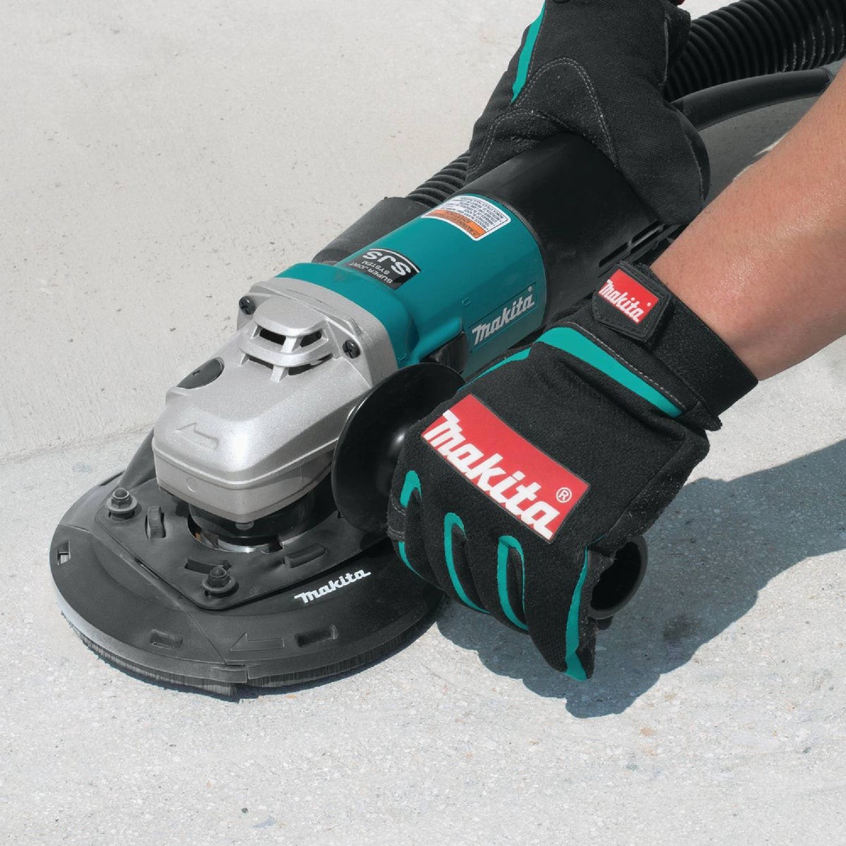 Makita 5 In. 13-Amp SJS High-Power Angle Grinder with Lock On 9565CV Makita