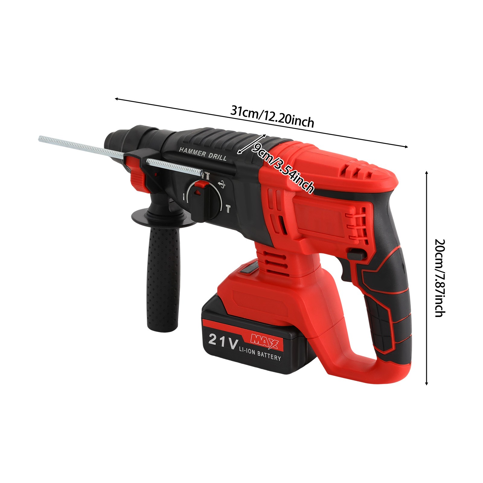 110V Hammer Drill, Battery-powered Hammer Drill, Hammer Drill With 4 Modes