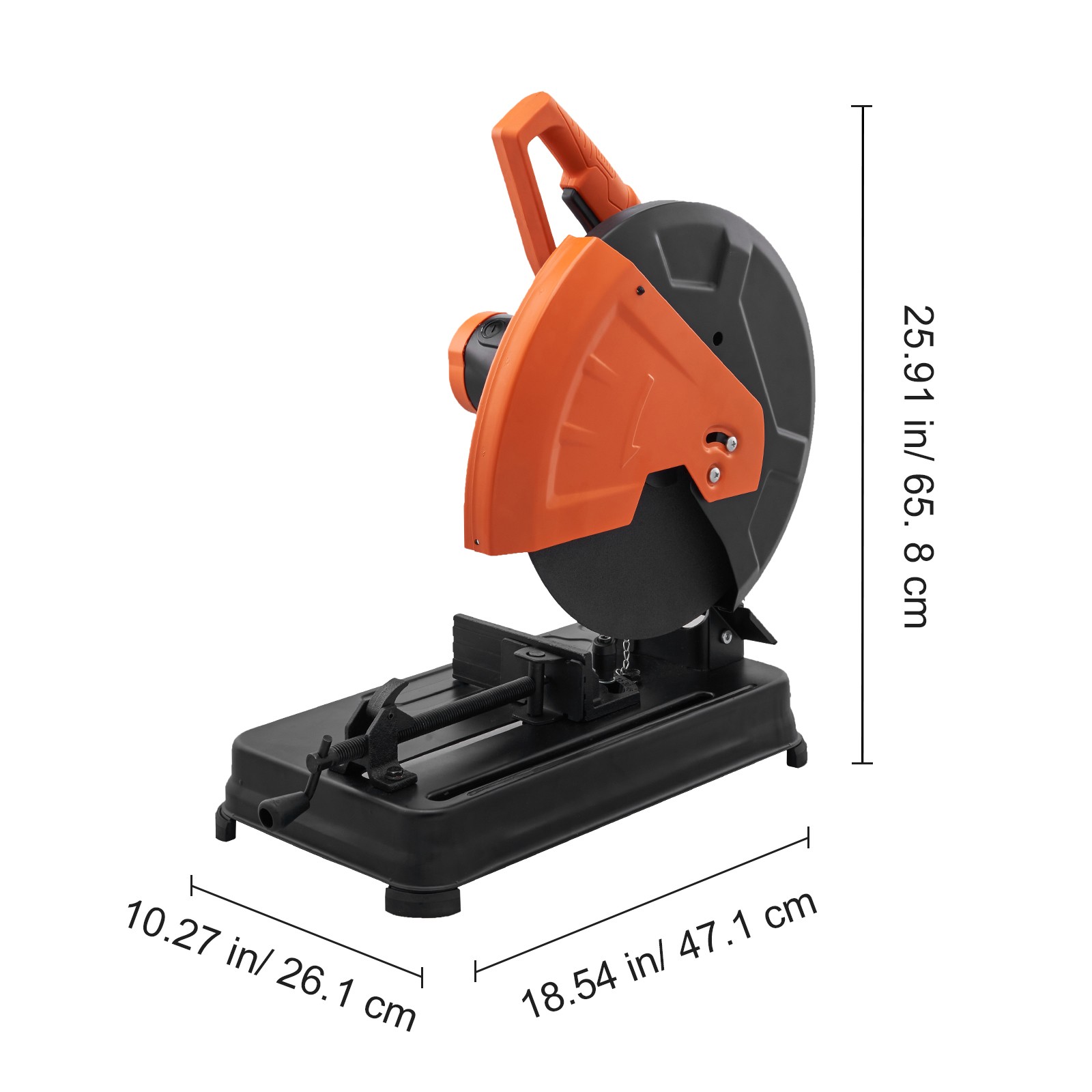 Abrasive Chop Saw 14in Mitering Chop Saw for Cutting Metal 45 Angle Cuts