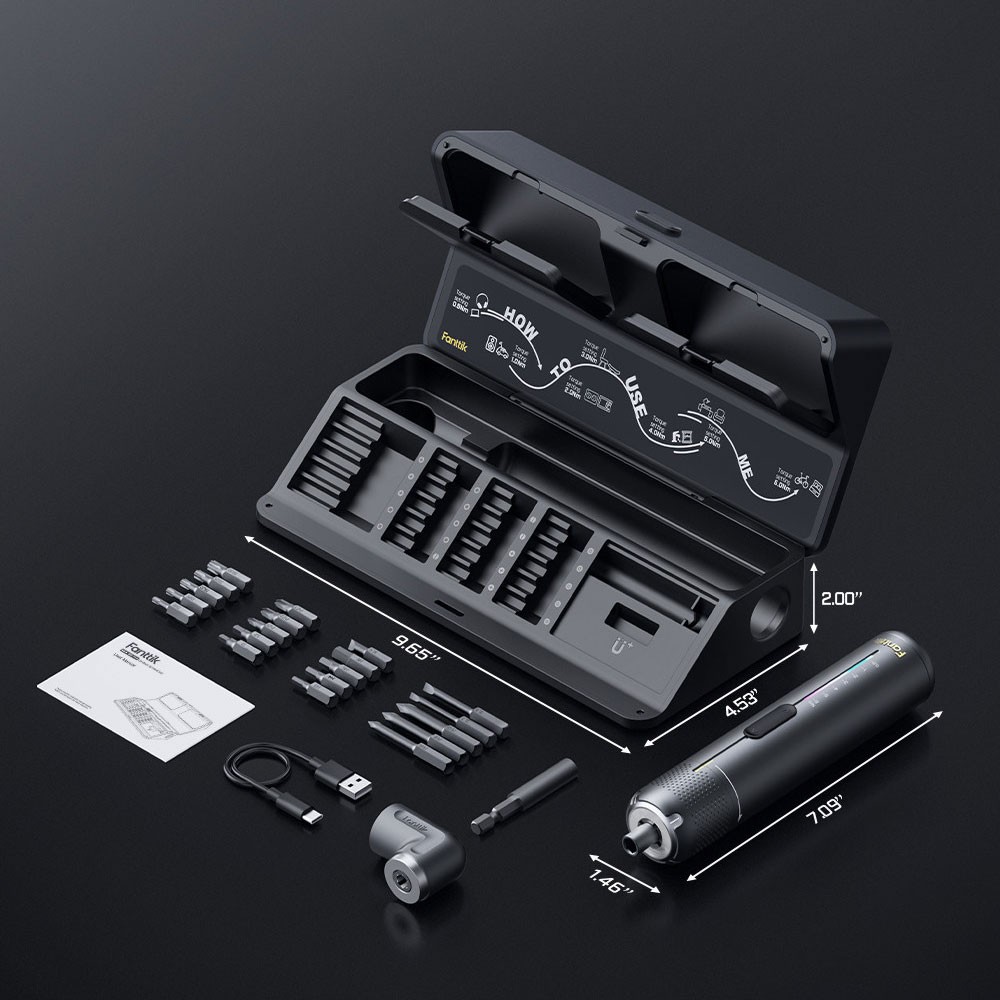 Fanttik S2 Pro Electric Screwdriver 250RPM 7 Adjustable Torque Rechargeable #s