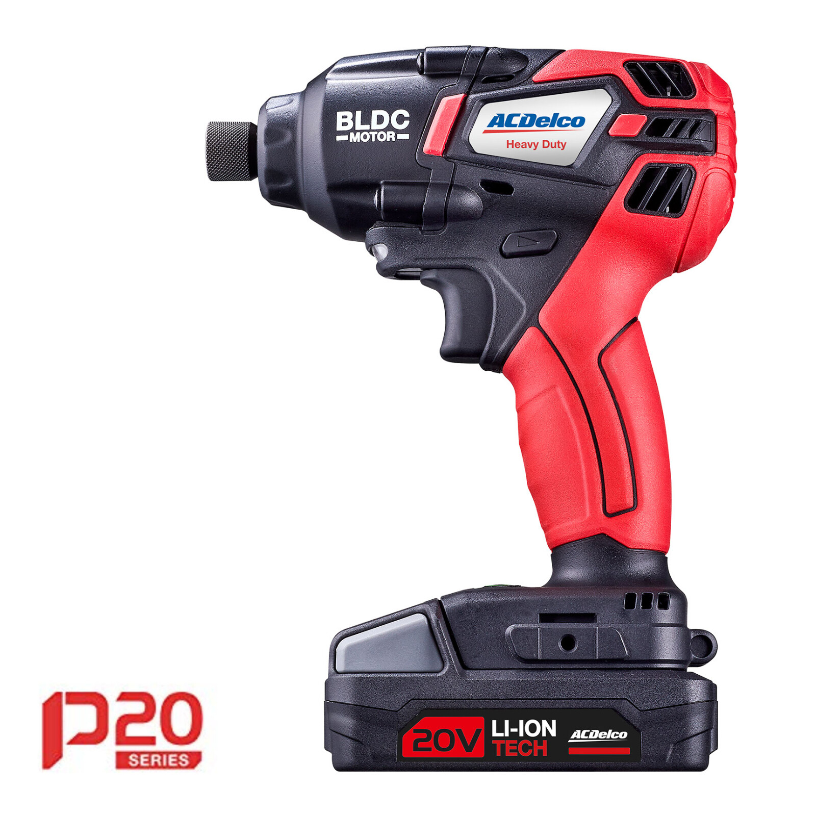 ACDelco P20 20V 1/4&Prime; Brushless Cordless Impact Driver, 162 ft-lbs, ARI20173-PM