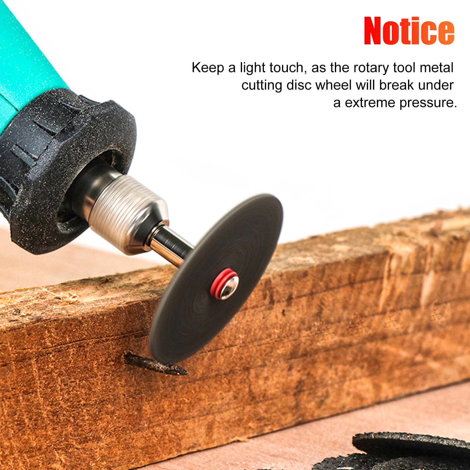 106x Circular Metal Cut Off Wheel Rotary Disc Saw Set w/1/8&Prime; Mandrel for Dremel