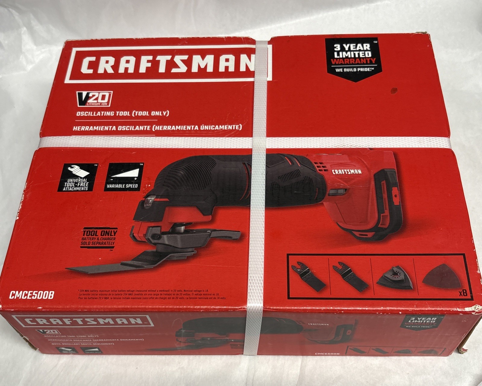 New Craftsman CMCE500B 20V Oscillating Tool In Factory Sealed Box (TOOL ONLY)
