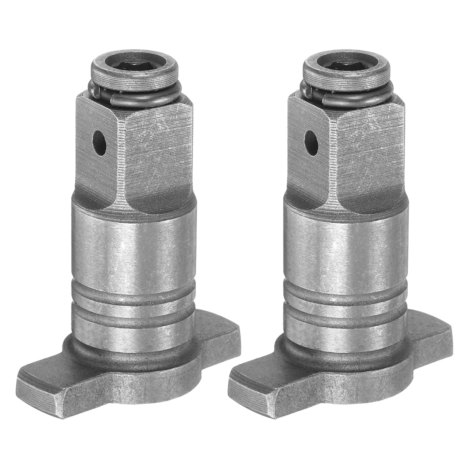 2pcs Electric Wrench Shaft Conversion Head for 1/2&Prime; Square Drive 1/4&Prime; Hex Shank