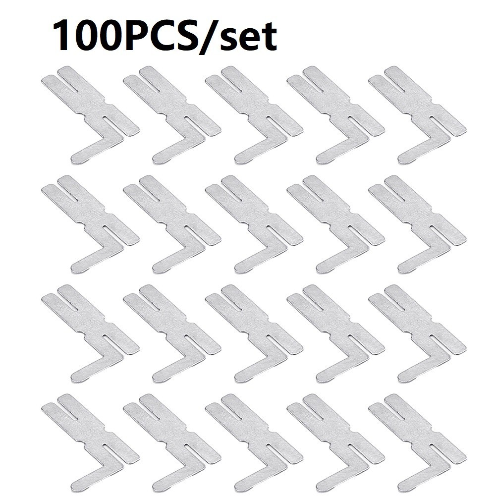 100pcs Battery Welding Nickel Sheet Nickel Plated Steel For Spot Welder Part New