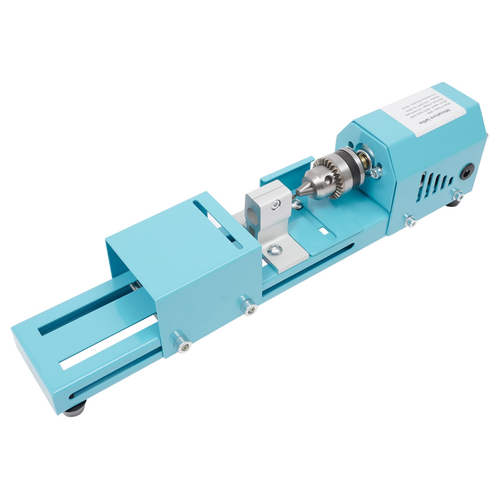 Mini Wood Lathe 5.51&Prime; *1.97&Prime; Woodworking Machine 4000-9000rpm 110-240v