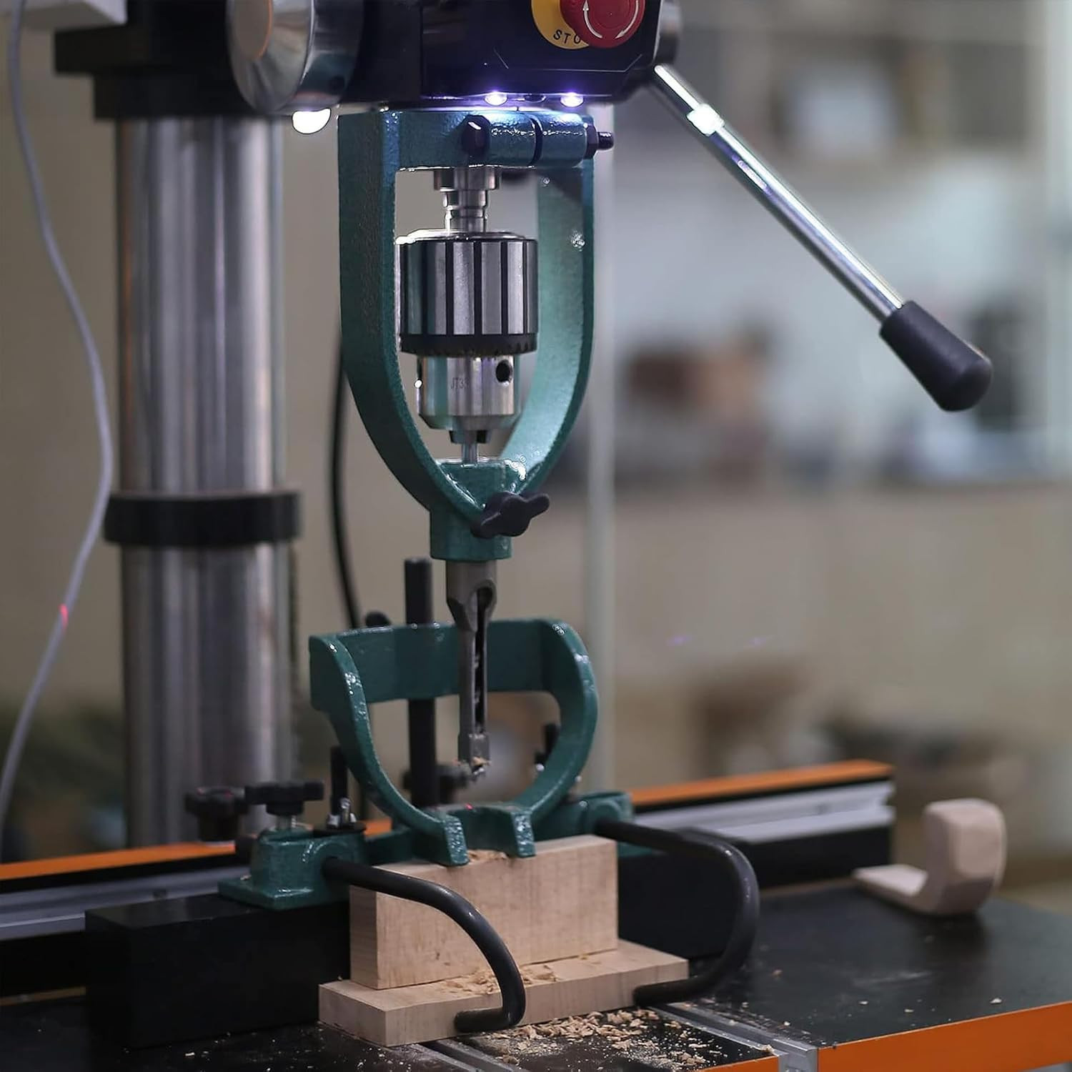 Mortising Machine Attachment for Drill Press – Tenon Tools & Woodworking Set