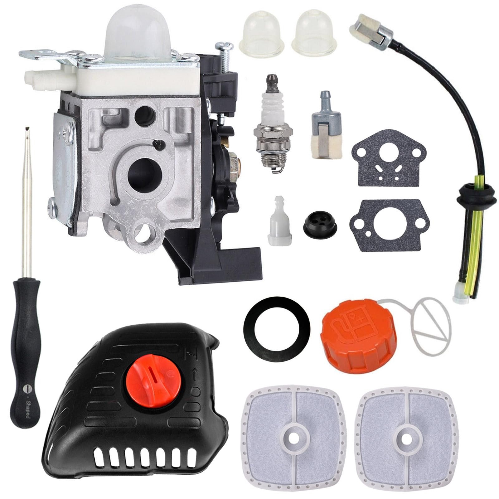 SRM 225 Carburetor Tune Up Kit for Echo SRM225 as shown in the picture