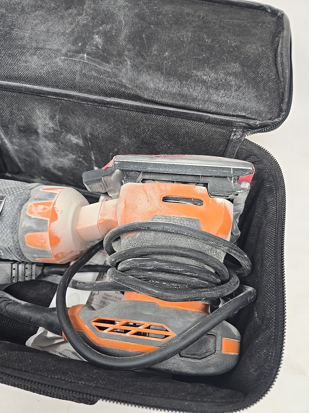 RIDGID R25011 2.4 Amp 1/4 Sheet Sander Corded Preowned
