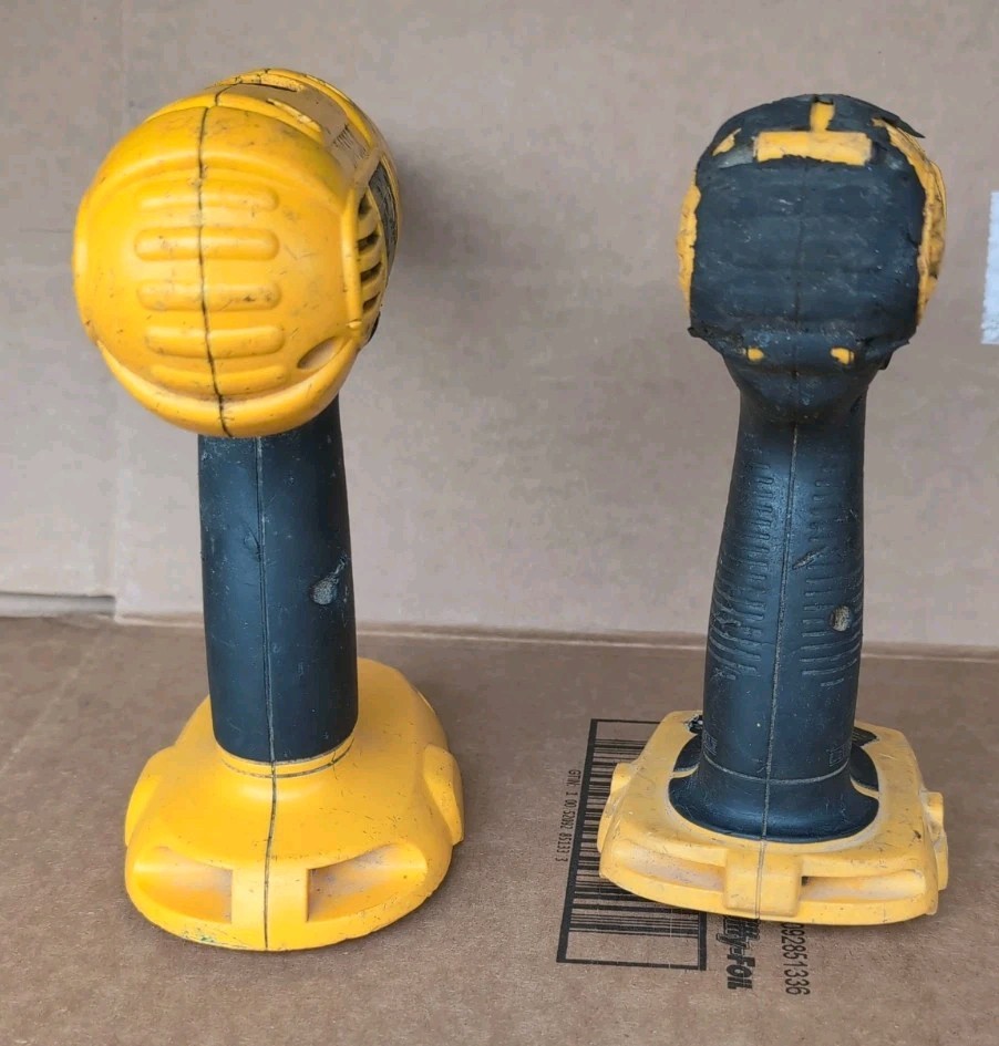 DeWalt DC759 18V 1/2&Prime; VSR Drill/Driver & DC825 1/4&Prime; Impact Driver Untested, READ