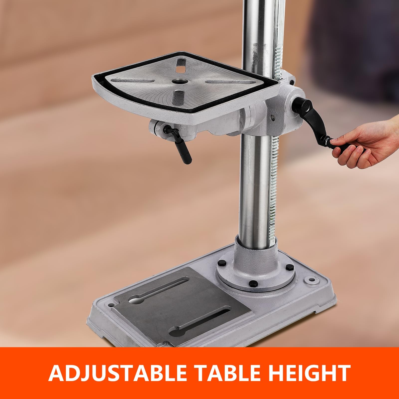 15&Prime; Benchtop Drill Press 7.5A 120V Copper Motor Tilting table & Swing-away Guard