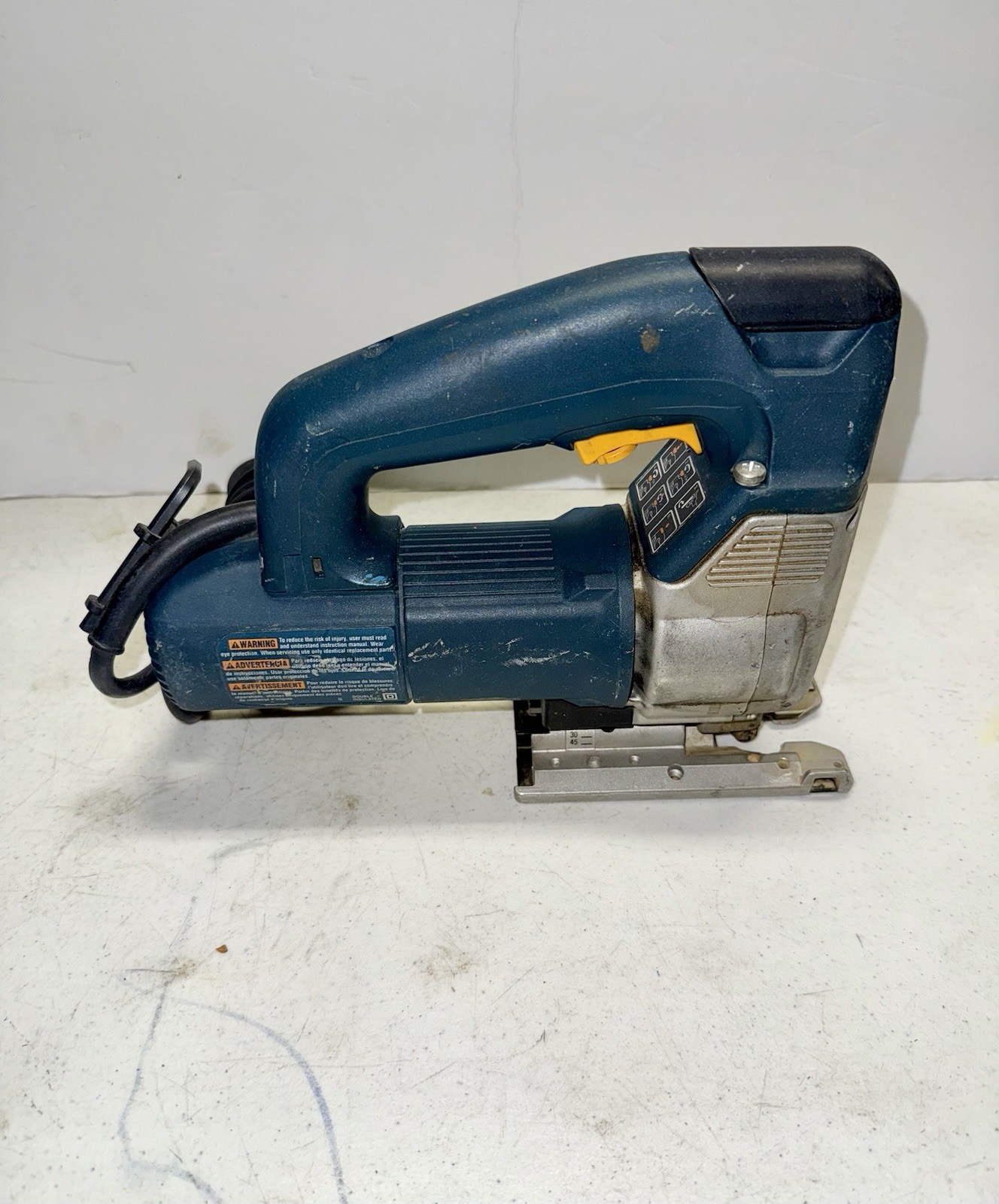 BOSCH Top Handle JIGSAW, 1587AVS W Electrical Tape On Cord USA Made Tool