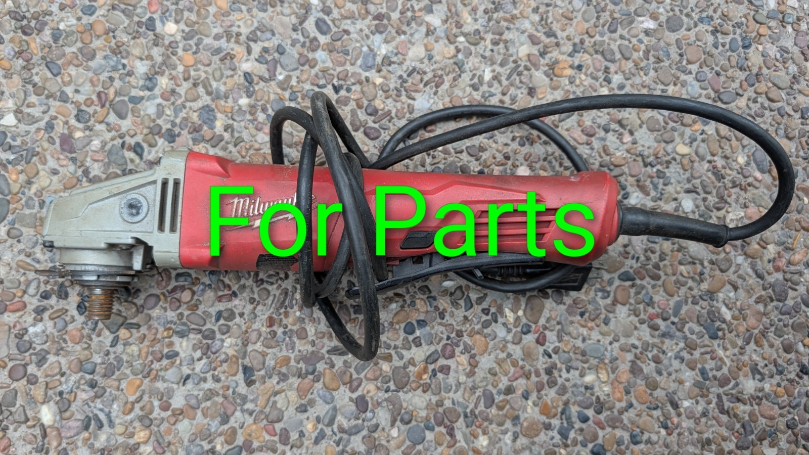 Milwaukee 6142-30 120V 4.5&Prime; Angle Grinder Corded Electric – For Parts or Repair