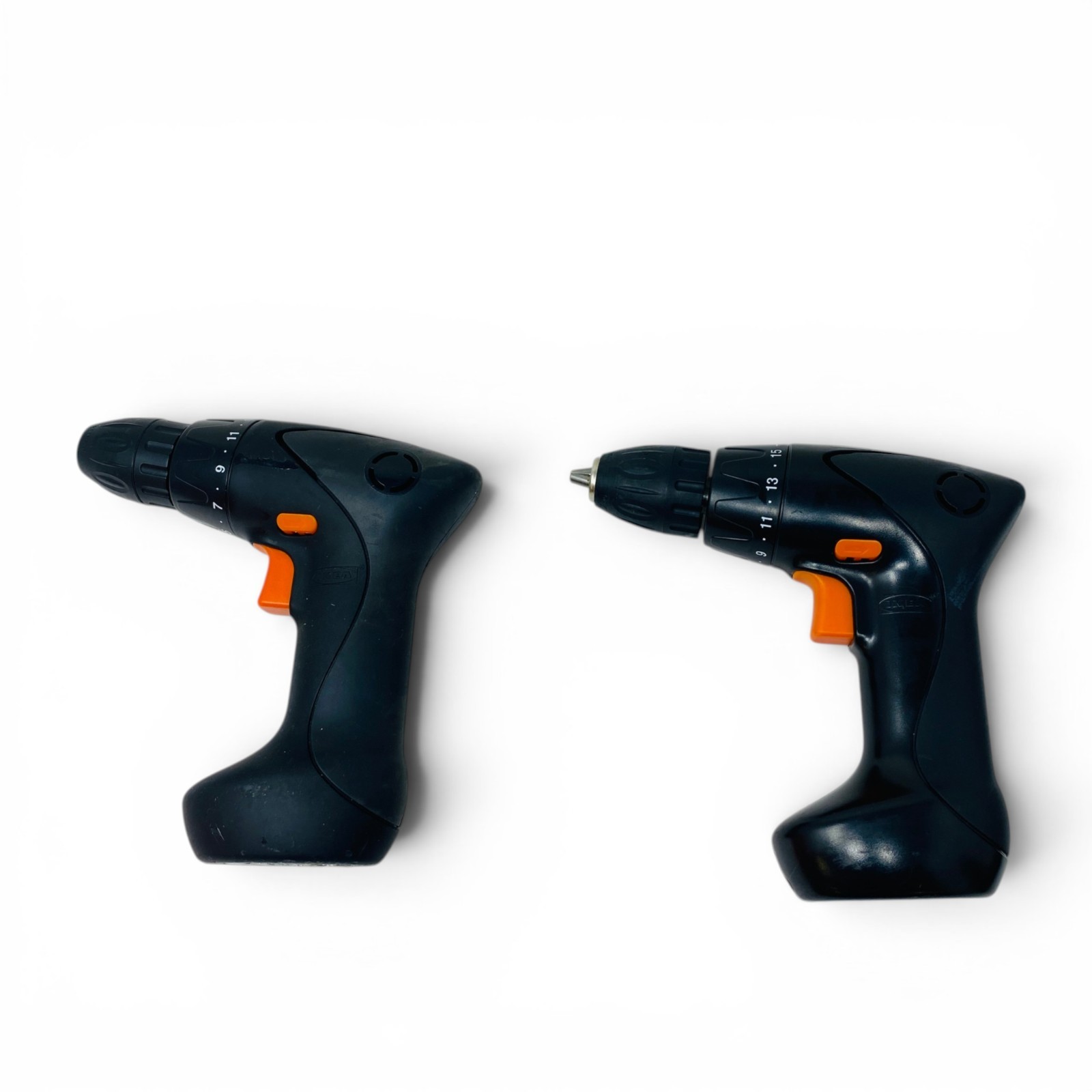 IKEA FIXA 7.2V Li-Ion Cordless Drill Screwdriver Lot with Bits 2 Pcs No Charger