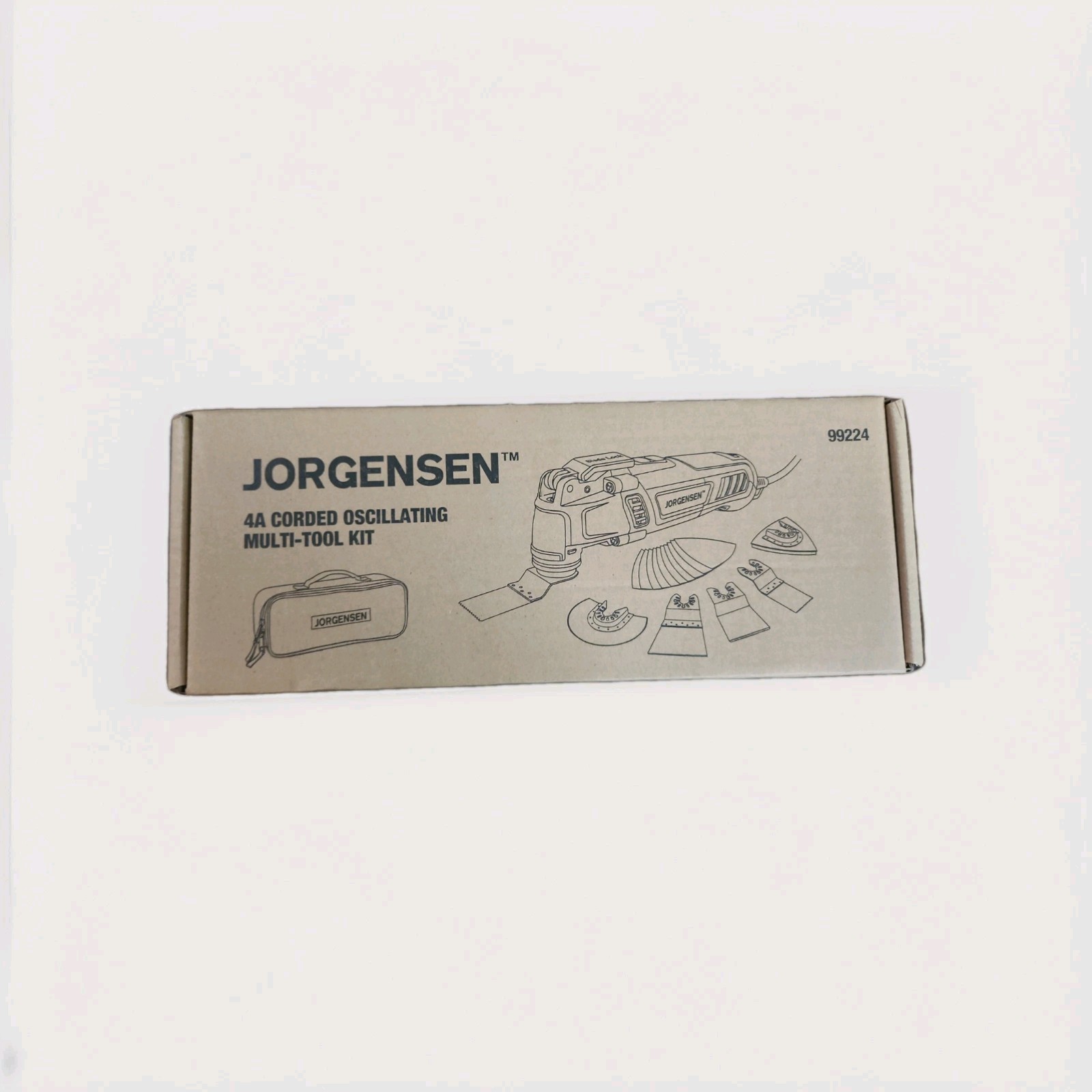 NEW Open Box Jorgensen 4 Amp Oscillating Multi Tool Saw Kit Complete 70800