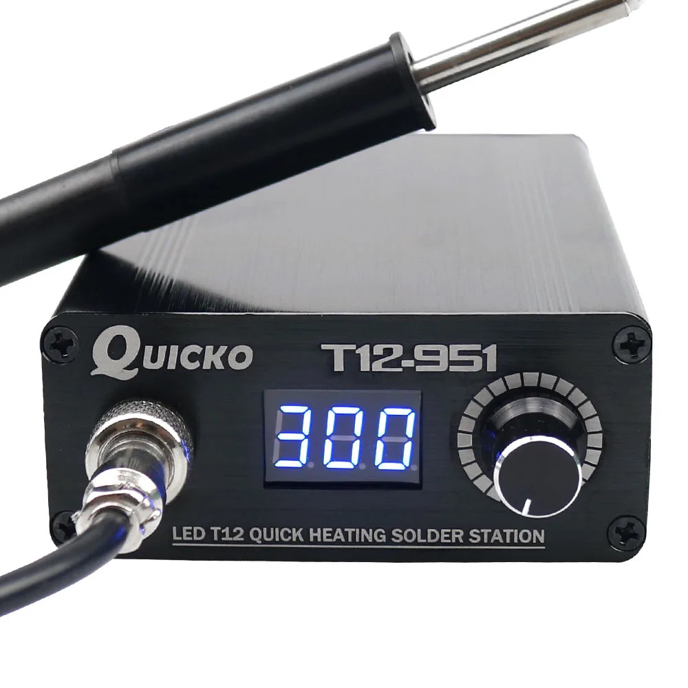 QUICKO T12-951 LED Digital Soldering Station Quick Heating 200-450°C