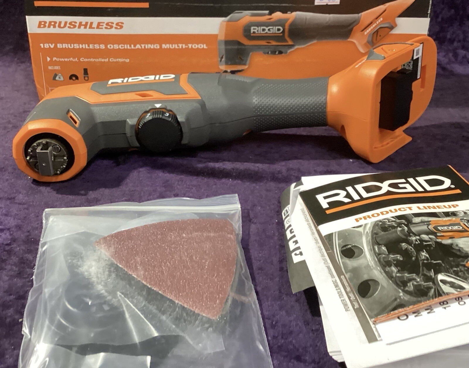 RIDGID 18V Brushless Cordless Oscillating Multi-Tool BRAND NEW!(Tool Only)!