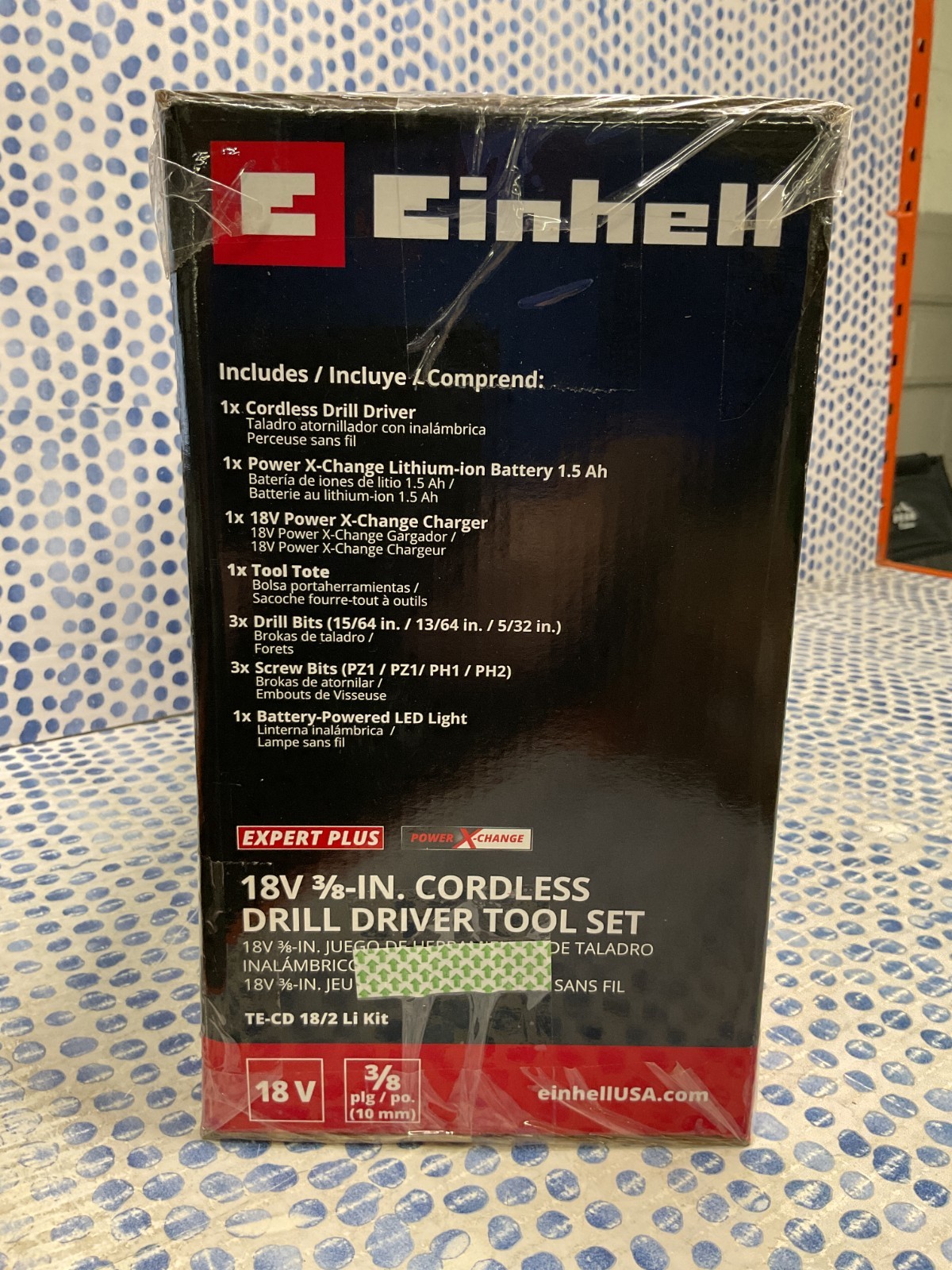 Einhell 18V 3/8&Prime; Cordless Drill Driver Tool Set w/ Tool Bag, LED Lamp & More NEW