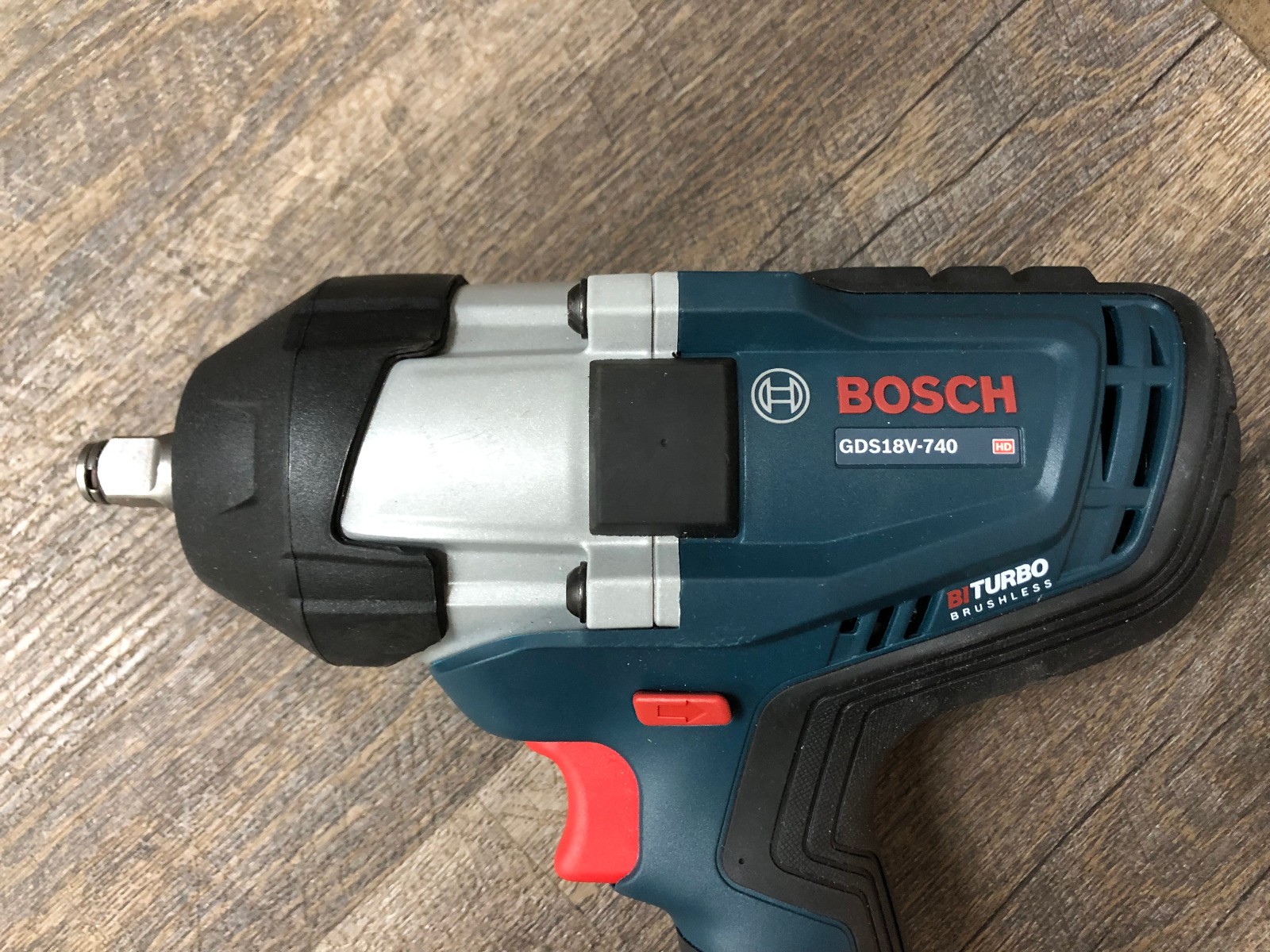 New BOSCH Profactor 1/2&Prime; Brushless Impact Wrench w Friction Ring GDS18V-740 Open