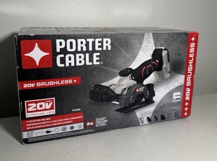 PORTER-CABLE 3” Dia 20V Brushless Cut-Off Tool PCCM300B Brand New!! Tool Only