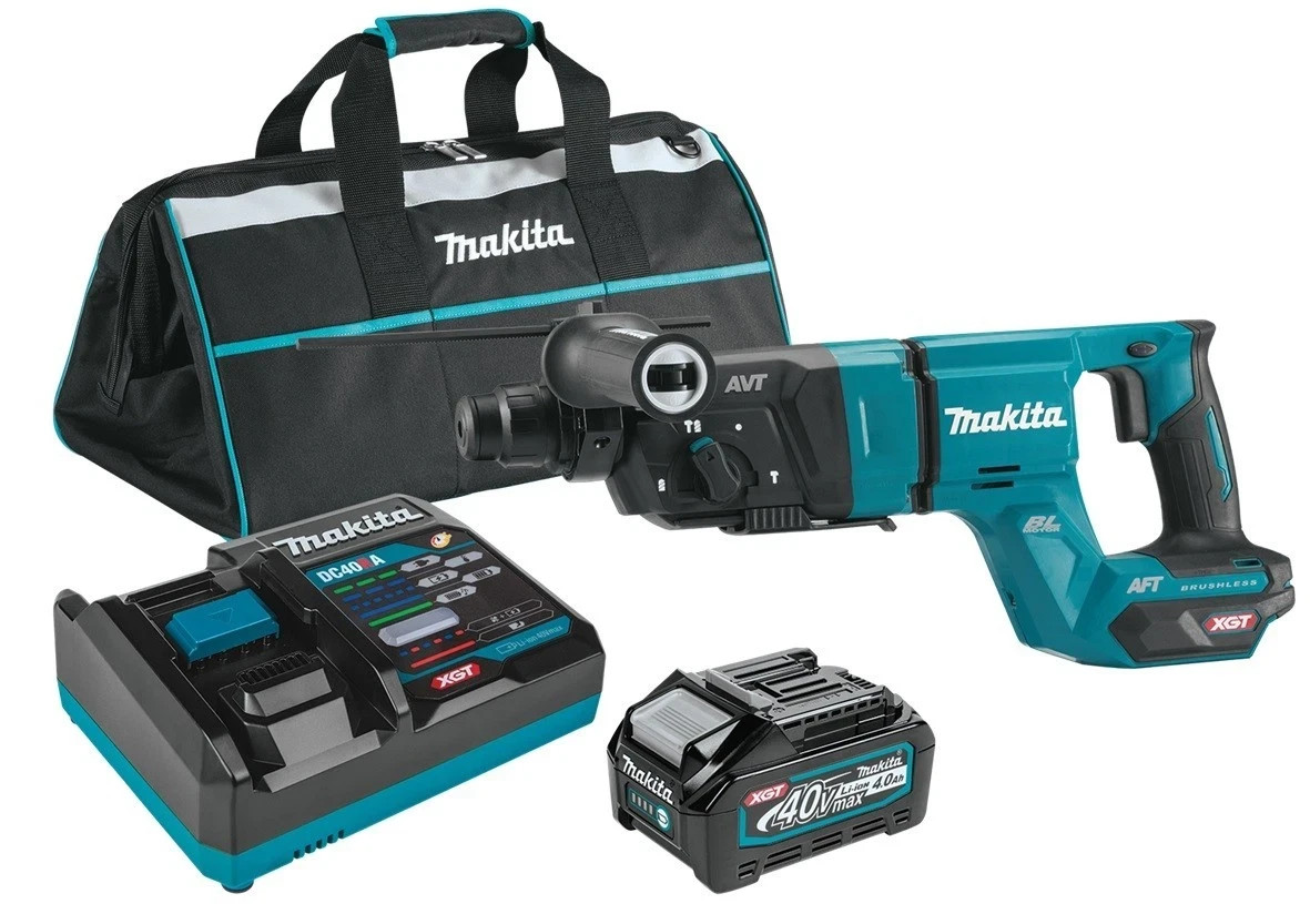 MAKITA GRH07M1 40V XGT Brushless Rotary Hammer drill 1‑1/8&Prime; SDS‑PLUS Drill Kit