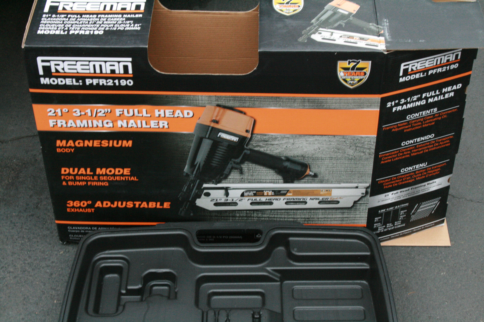 Freeman Framing Nailer PFR2190 3-1/2&Prime;