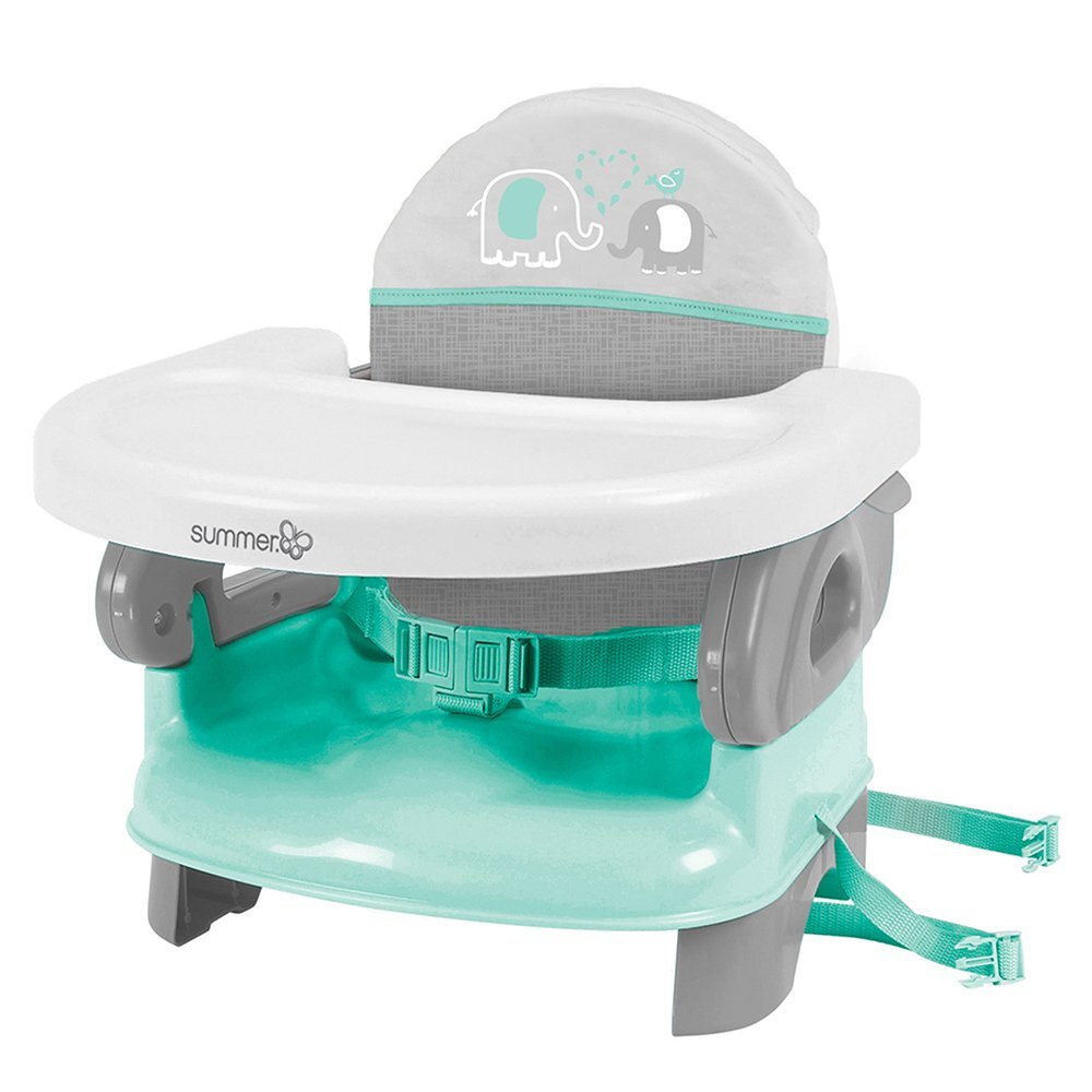 Baby Portable Booster Seat Folding Table Feeding High Chair Compact Toddler Tray