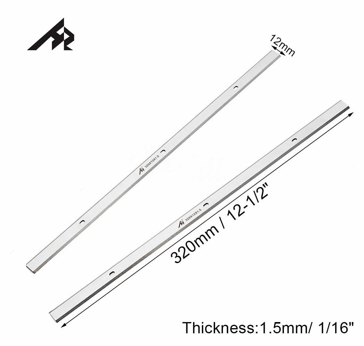 Replacement Jointer Blades 12.5-Inch For Wen 6550 6550t –2pc/set TAATS