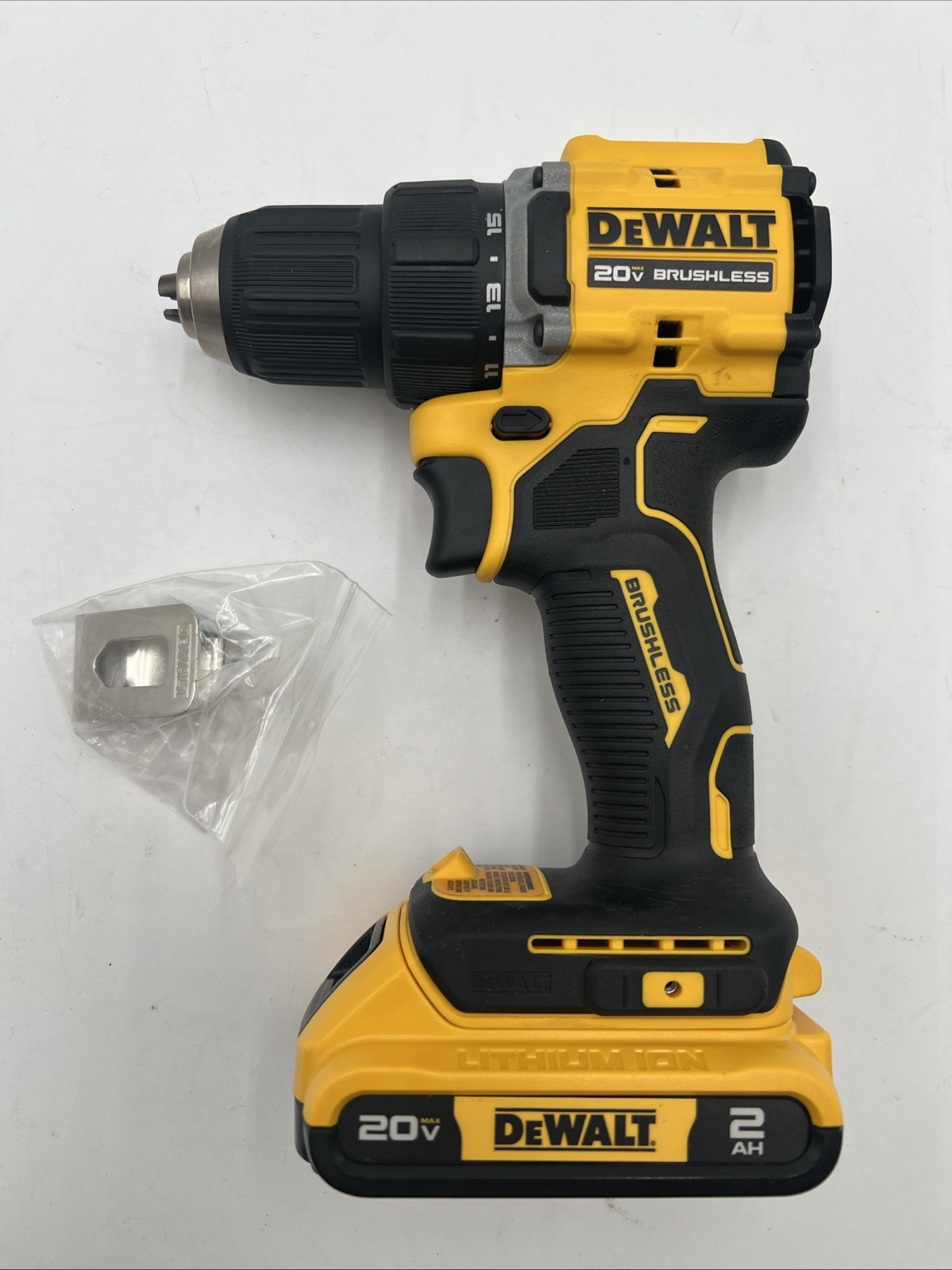 DEWALT DCD794 ATOMIC 20V 1/2&Prime; 2-Speed Brushless Drill Driver w/ 2ah Battery