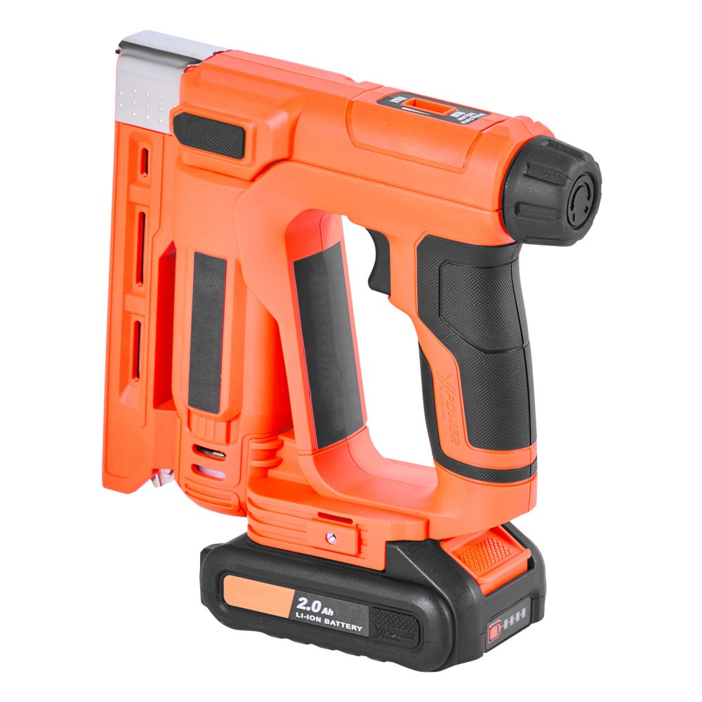 2-in-1 18GA Cordless Nail Staple Gun Kit with Battery & Charger