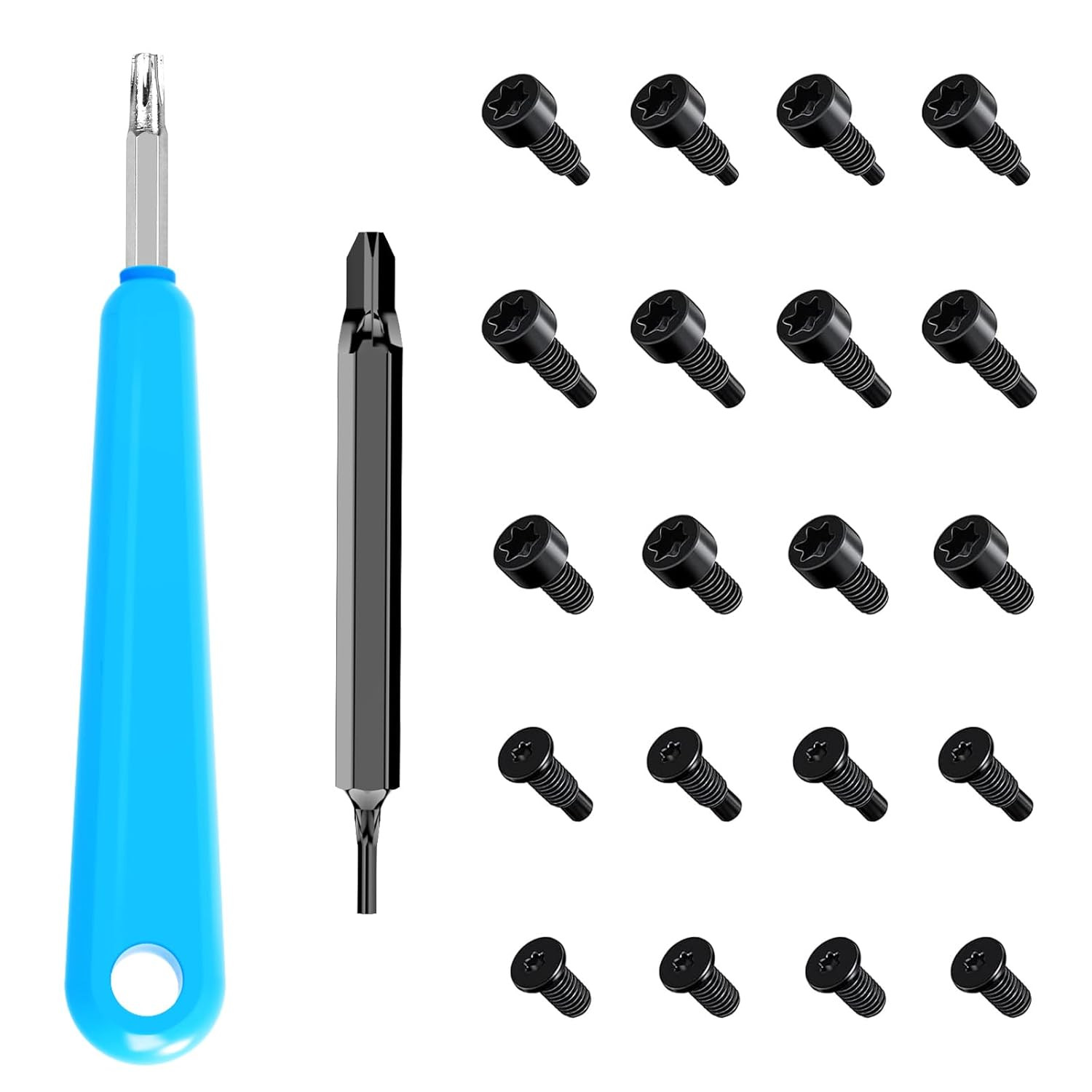 Ring Doorbell Screws Replacement, Blue Double-Ended T6 T15 Screwdriver
