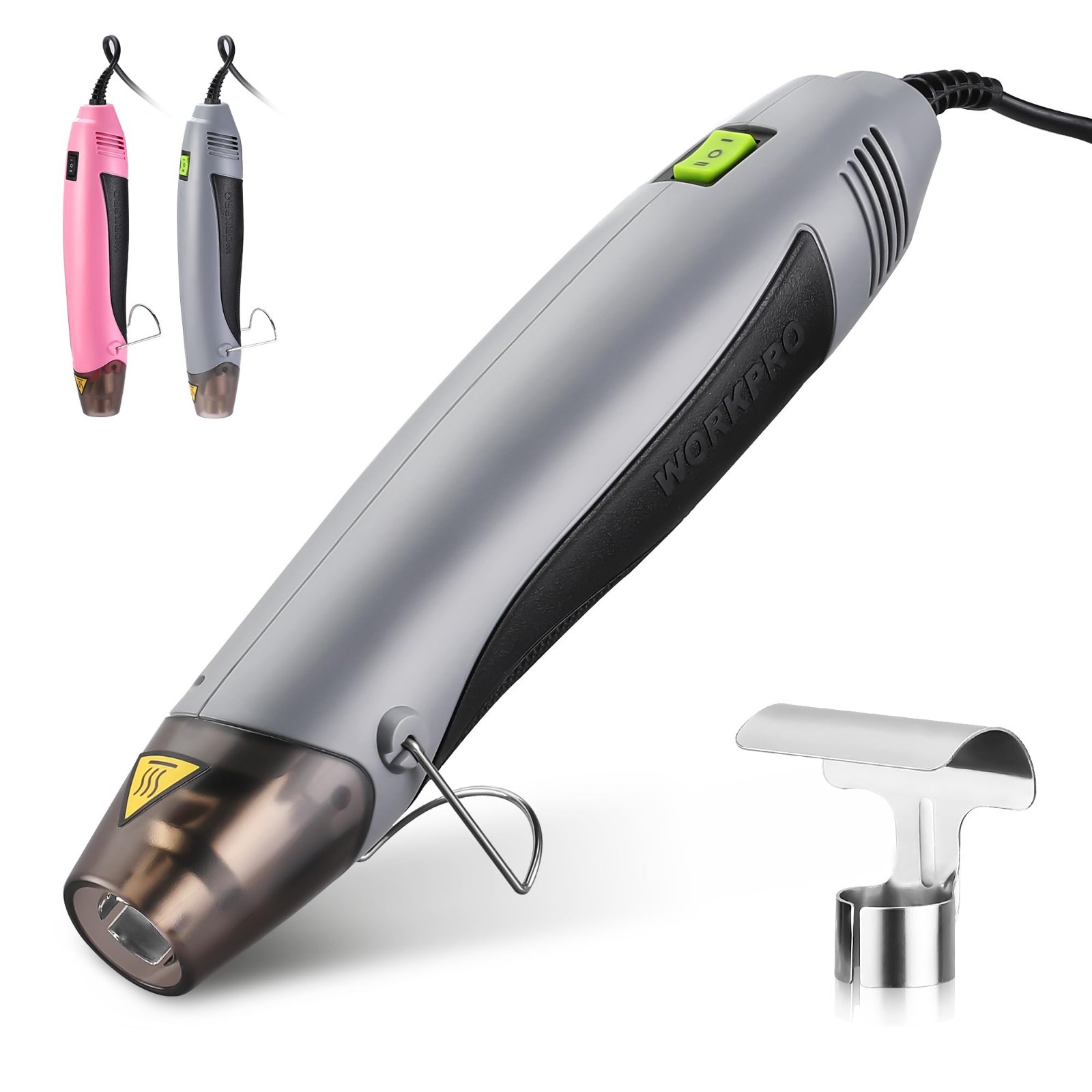 Mini Heat Gun 400W with Reflector Nozzle, 2 Temp Settings 482℉/842℉, 5.9ft Cable