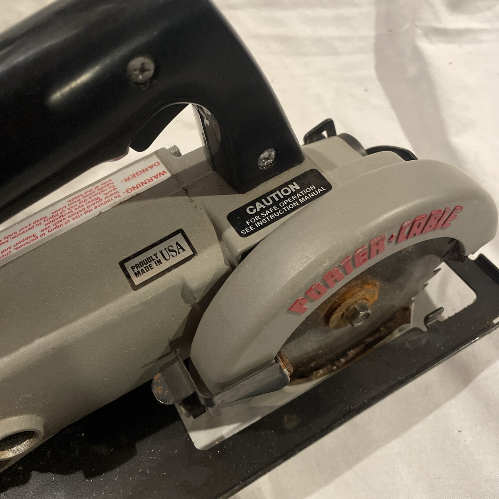 Porter Cable Model 314 Type 5 HD 4-1/2&Prime; Trim Saw USA Made W/ Case