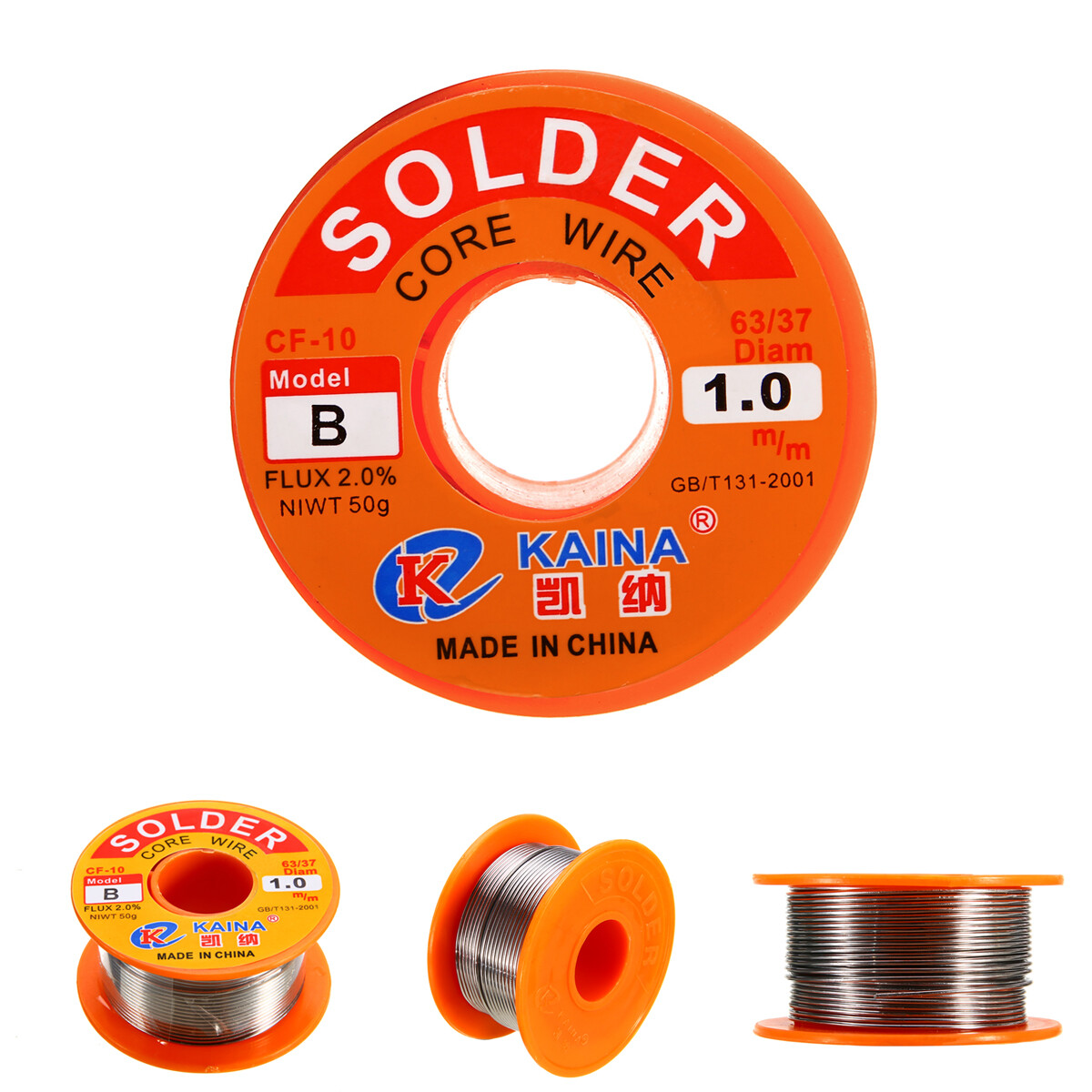 Rosin Core Solder Tin Flux 2% Soldering Iron Wire 0.5 – 2.0mm 50/100g