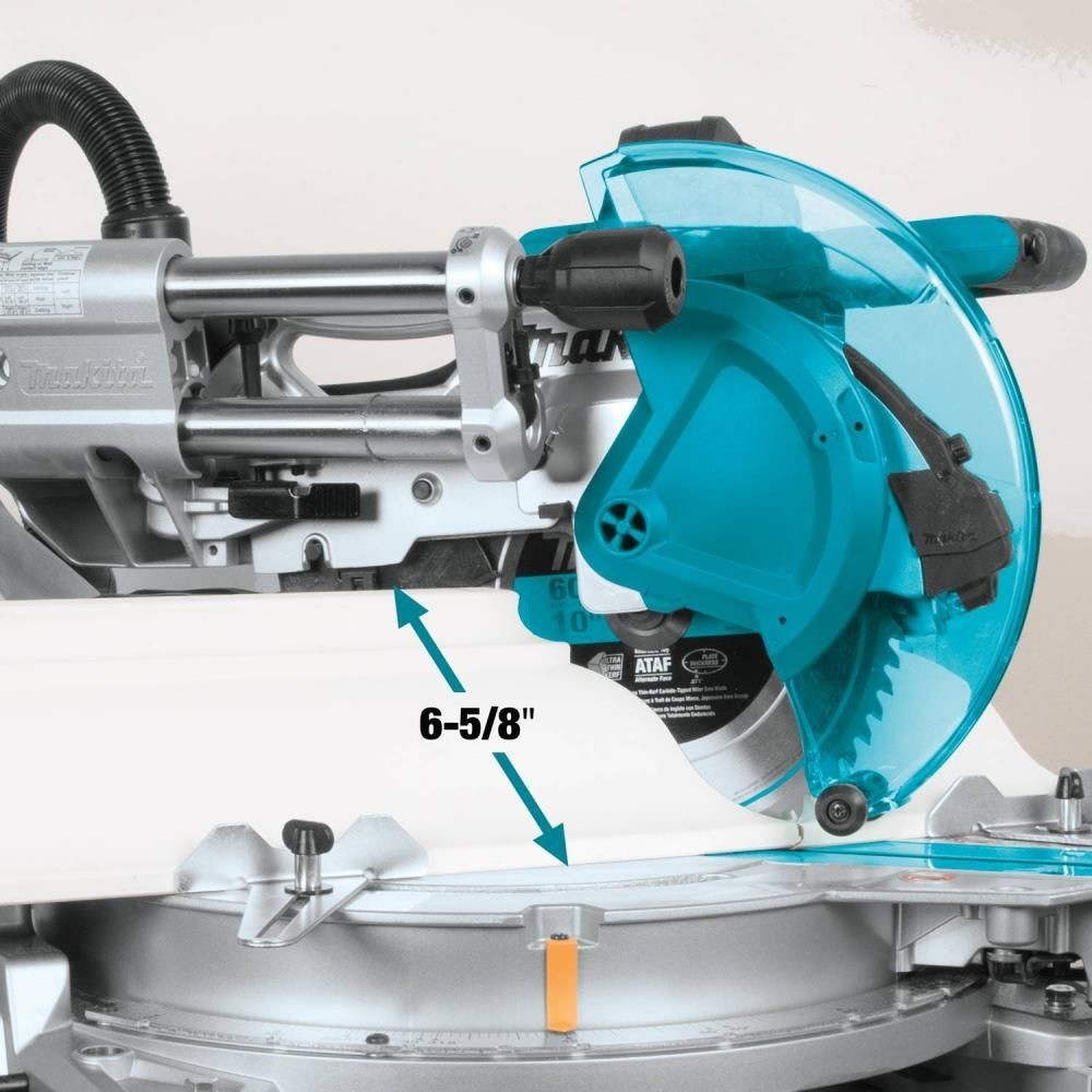 Makita 10 » Dual-Bevel Sliding Compound Miter Saw With Laser And Stand