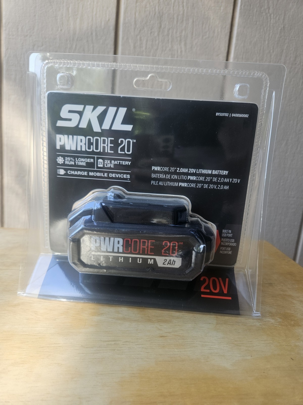 SKIL BY519702 PWRCore 20V 2.0Ah Lithium Battery PWRCore New In Package