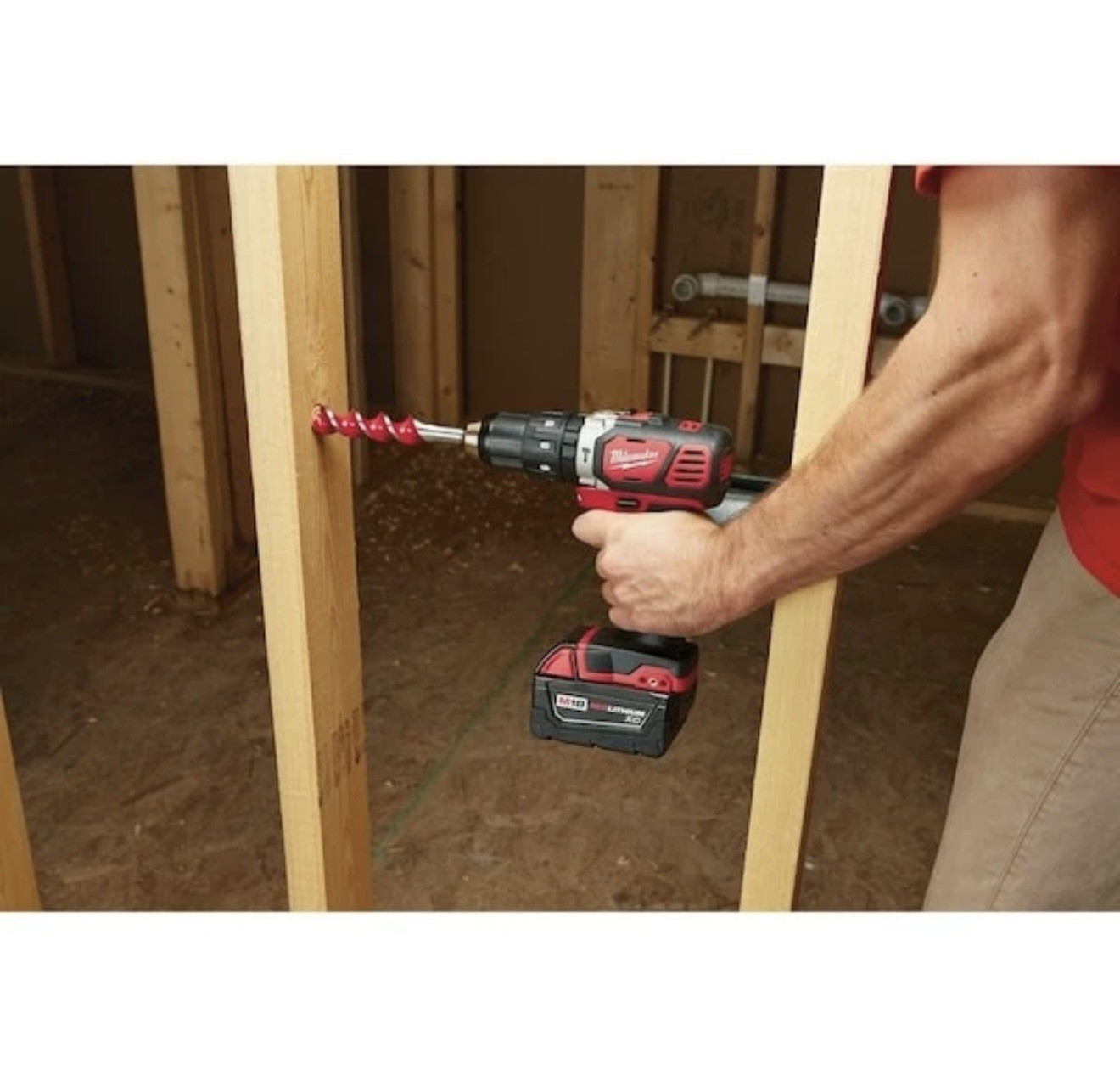 Milwaukee Tool 2607-20 M18 Compact 1/2&Prime; Hammer Drill/Driver
