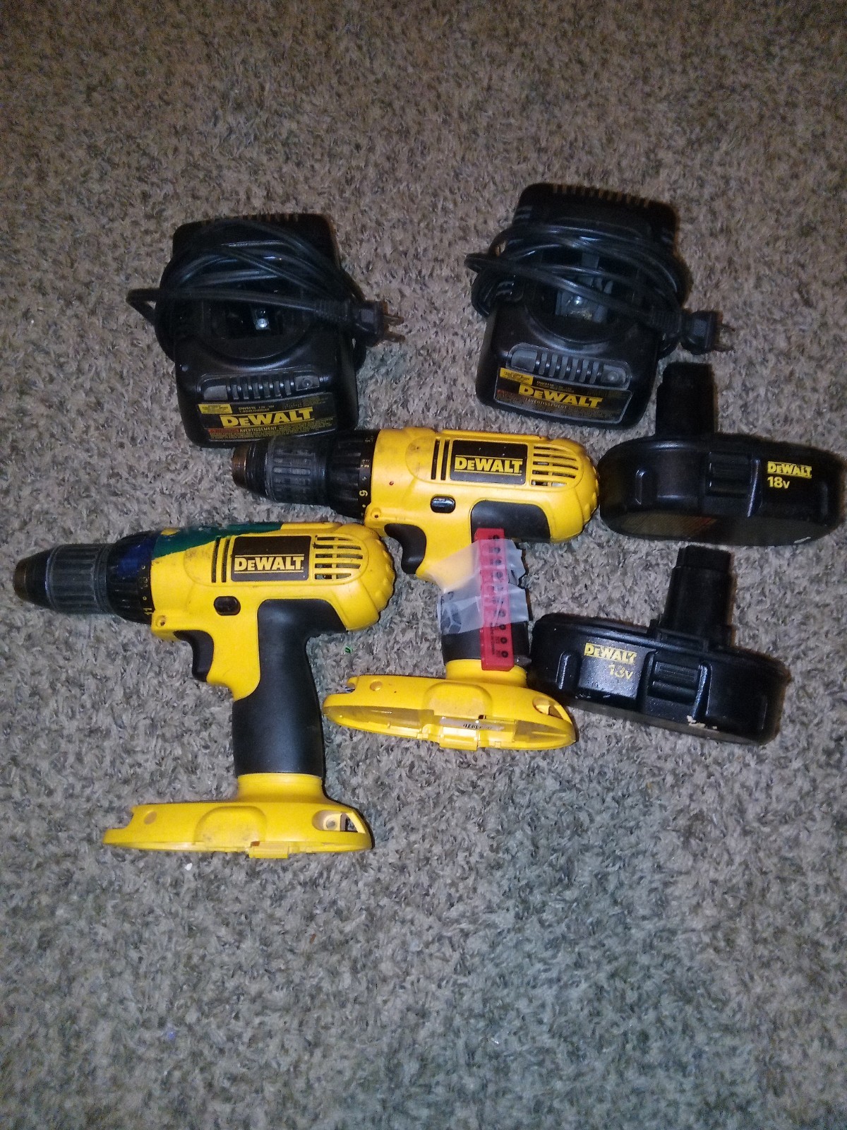 DEWALT 13 V Cordles Compact Power Drill-Tools-Whole Bundle Set-Works Great