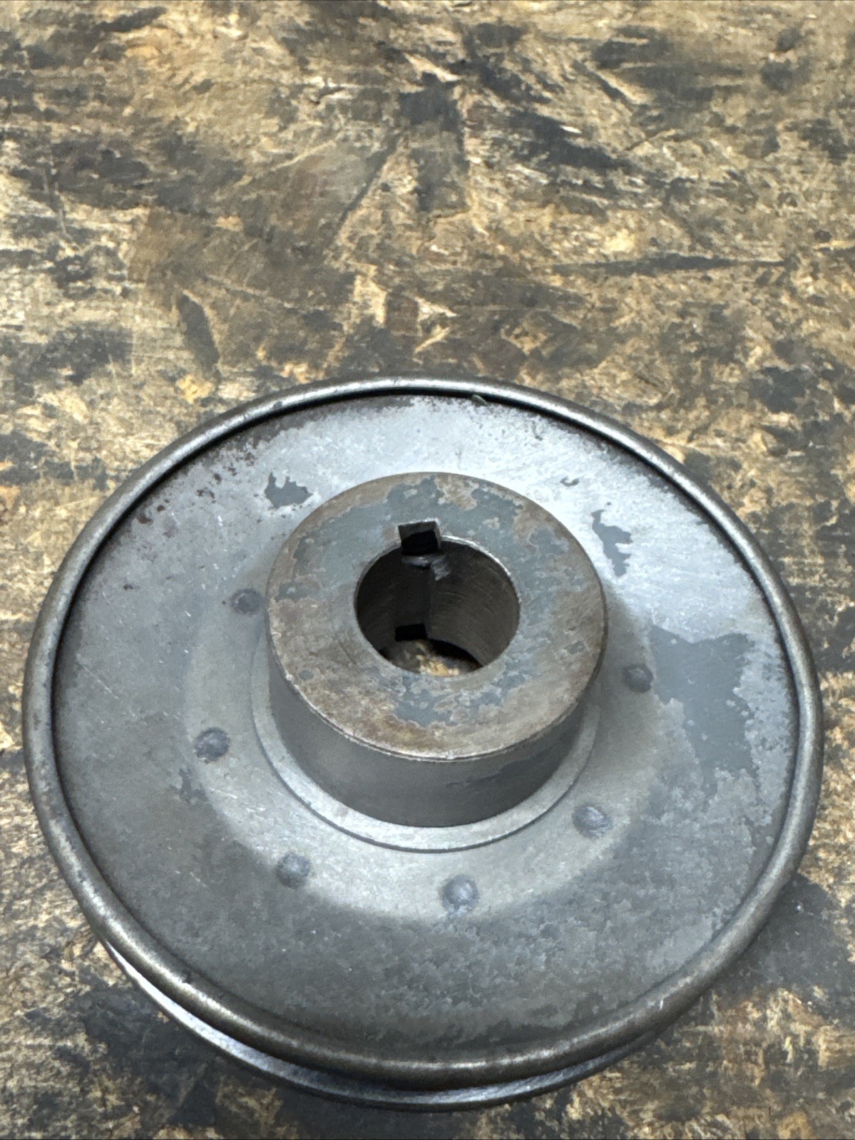 Delta Rockwell 6&Prime; X 48&Prime; Belt Sander Drive Shaft Pulley 3/4 Bore 4” Dia