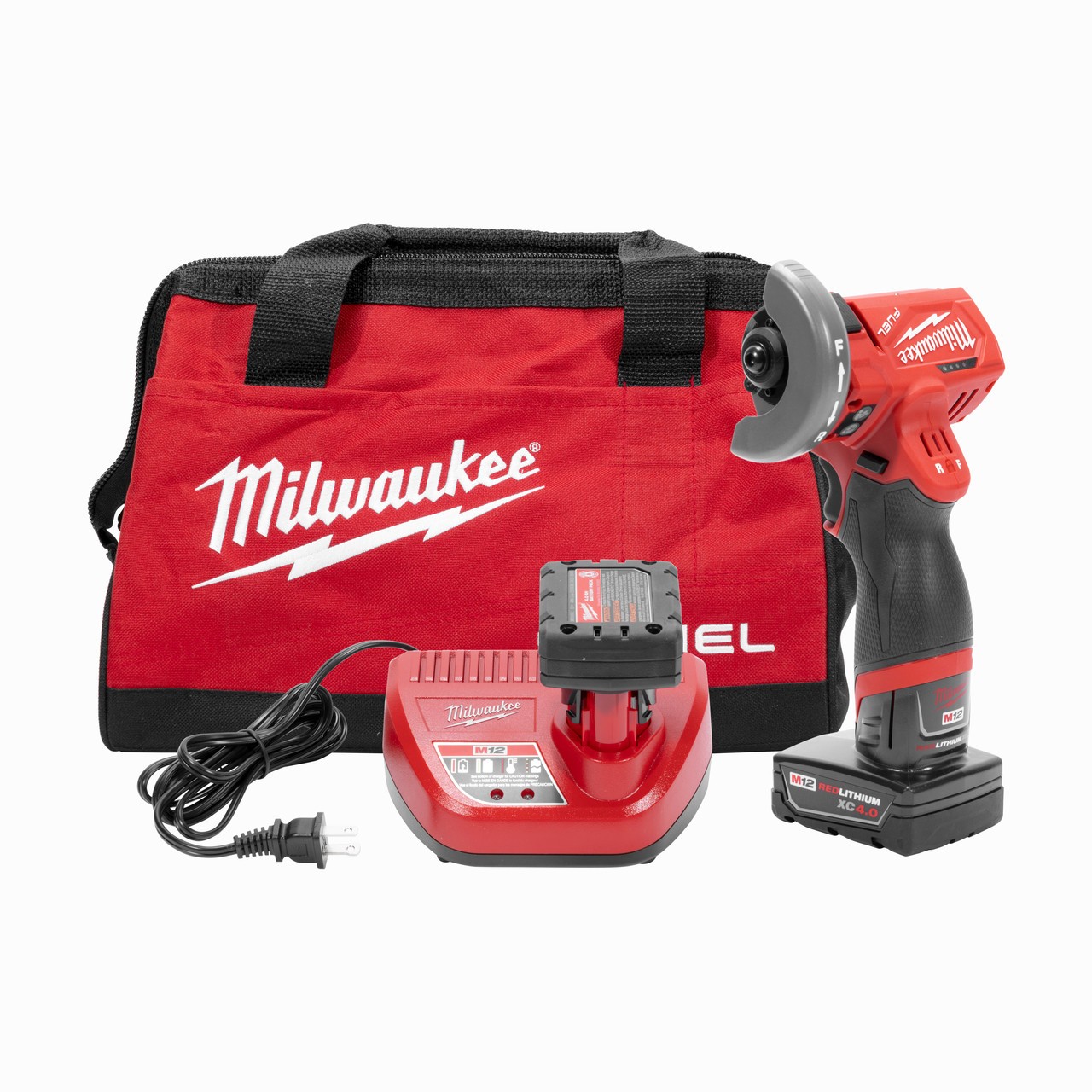 Milwaukee Cut Off Saw M12 FUEL Battery And 3 Cut Off Saw Blades (2522-21XC) New