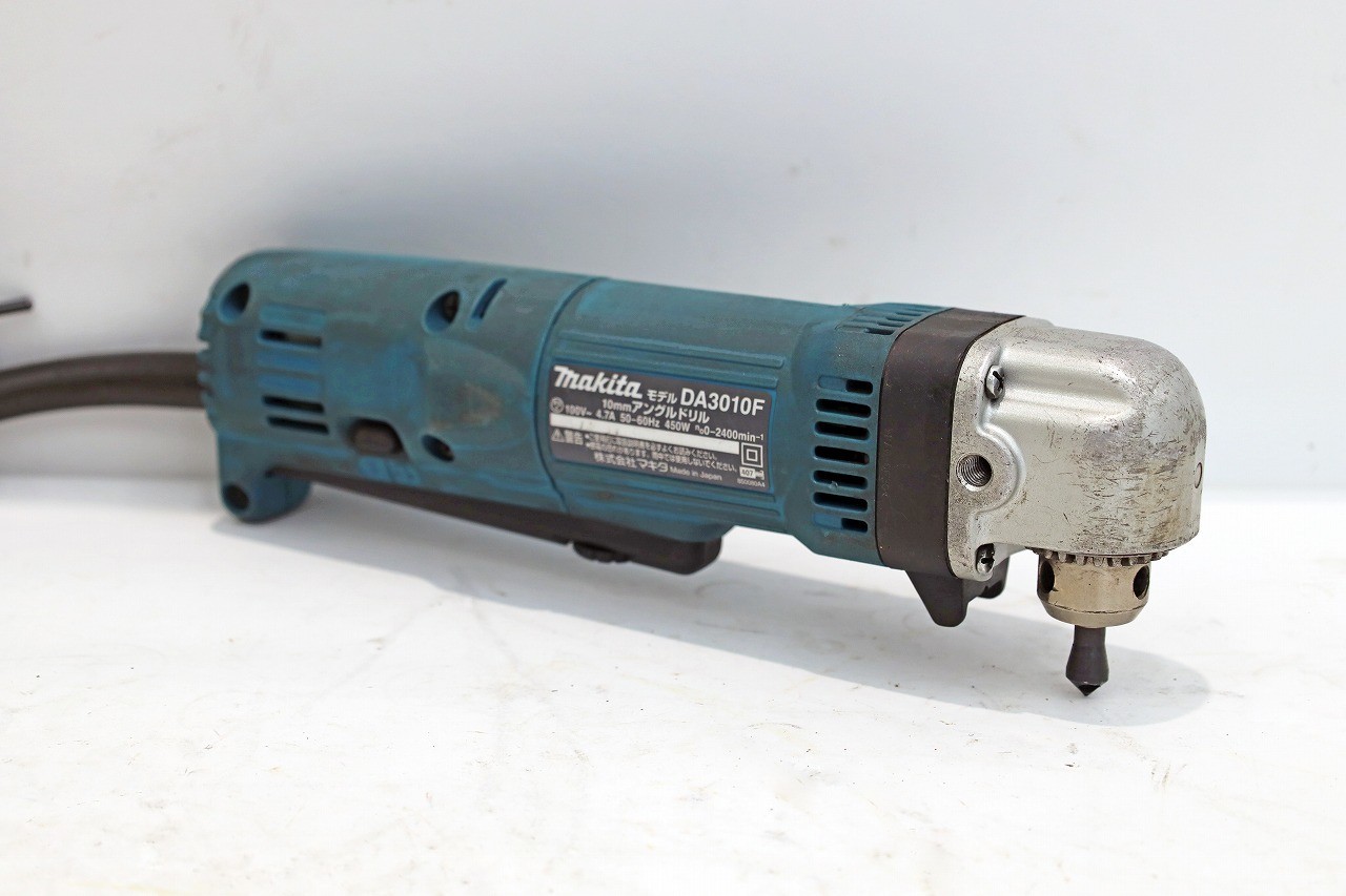 Makita DA3010F 10mm Right Angle Drill 450W Variable Speed Reversible 100V Japan