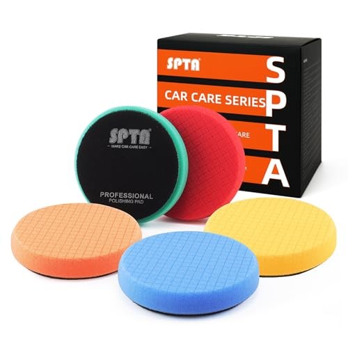 Buffing Polishing Pads, 5Pcs Face for 6 Inch 150mm Backing Plate Mix 6.5 Inch