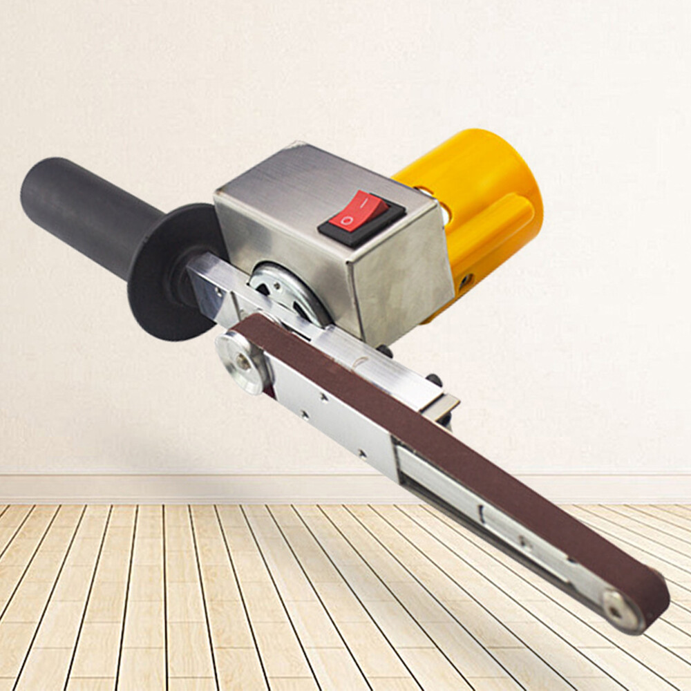 Portable Electric Belt Sander Mini Grinder Machine Hand-held with Sanding 96 w