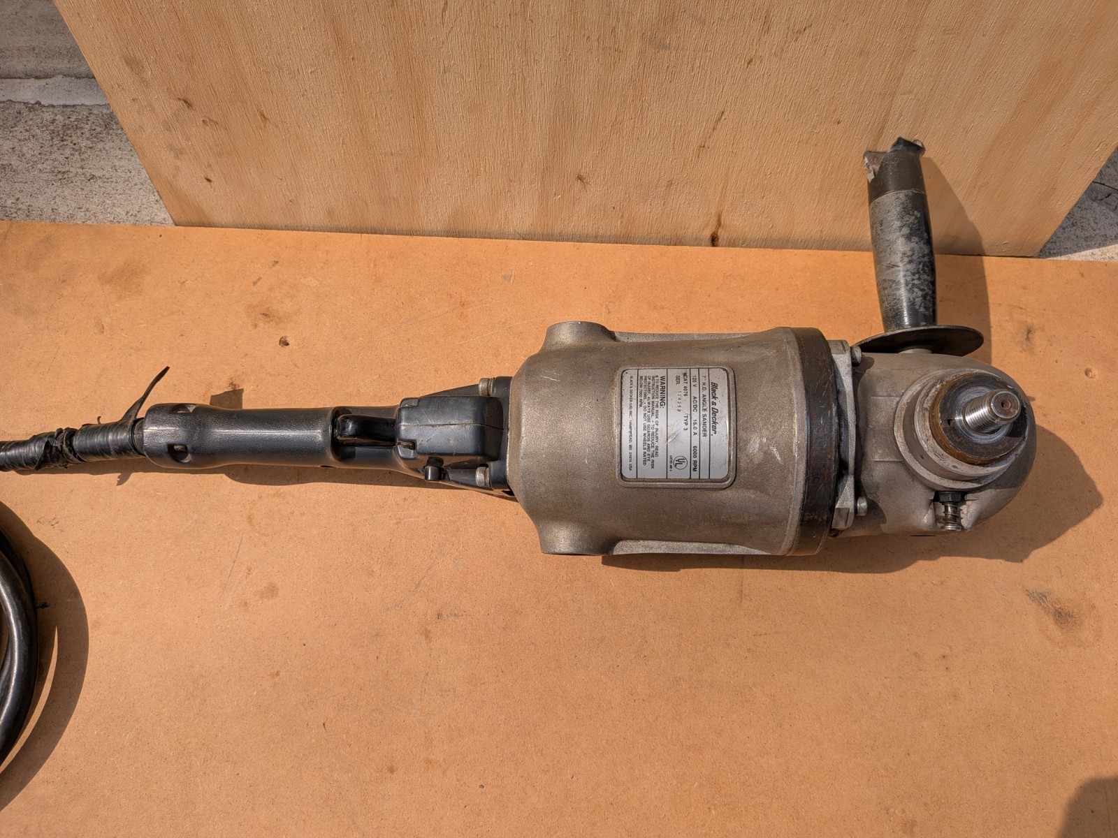 Black & Decker Mod 4076 Wildcat 7&Prime; Grinder/Sander 120V 6000 RPM 15 AMP Tested