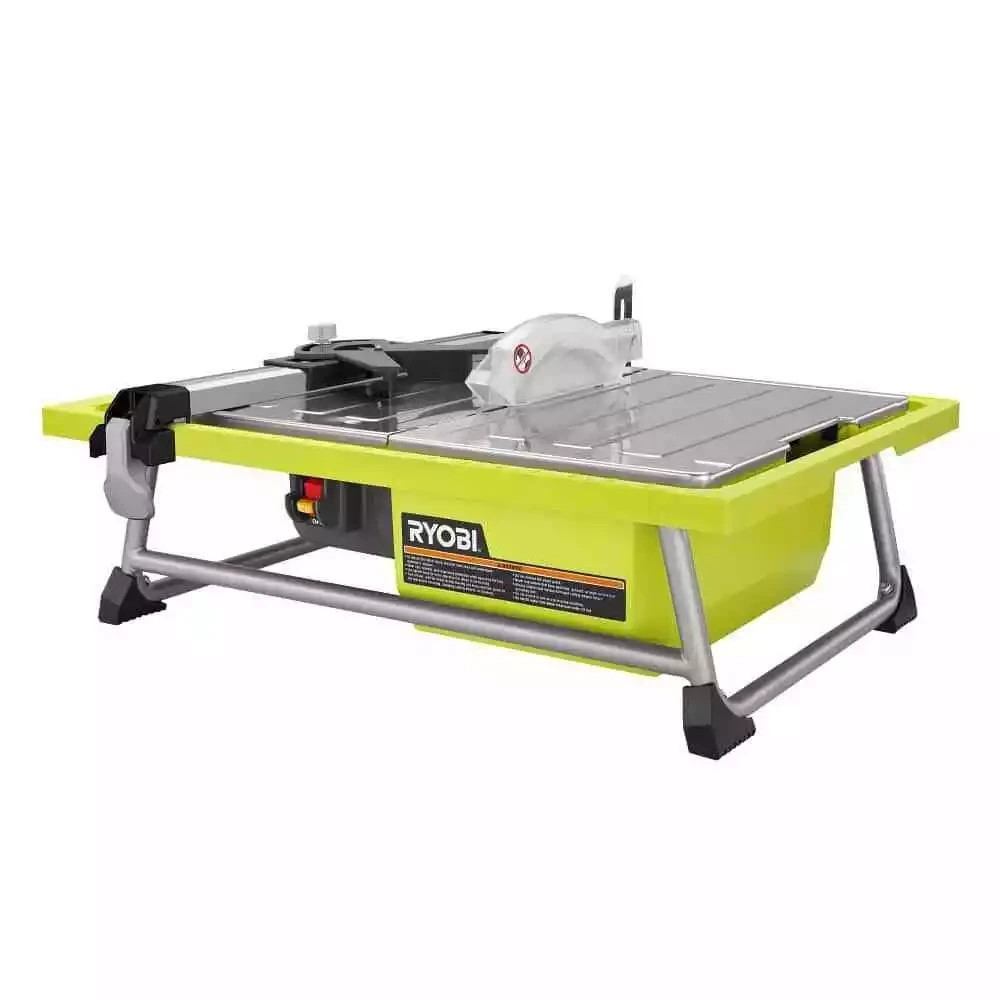 Ryobi 7” Corded Wet Tile Saw Tabletop 4.8 Amp Motor Model # WS722N