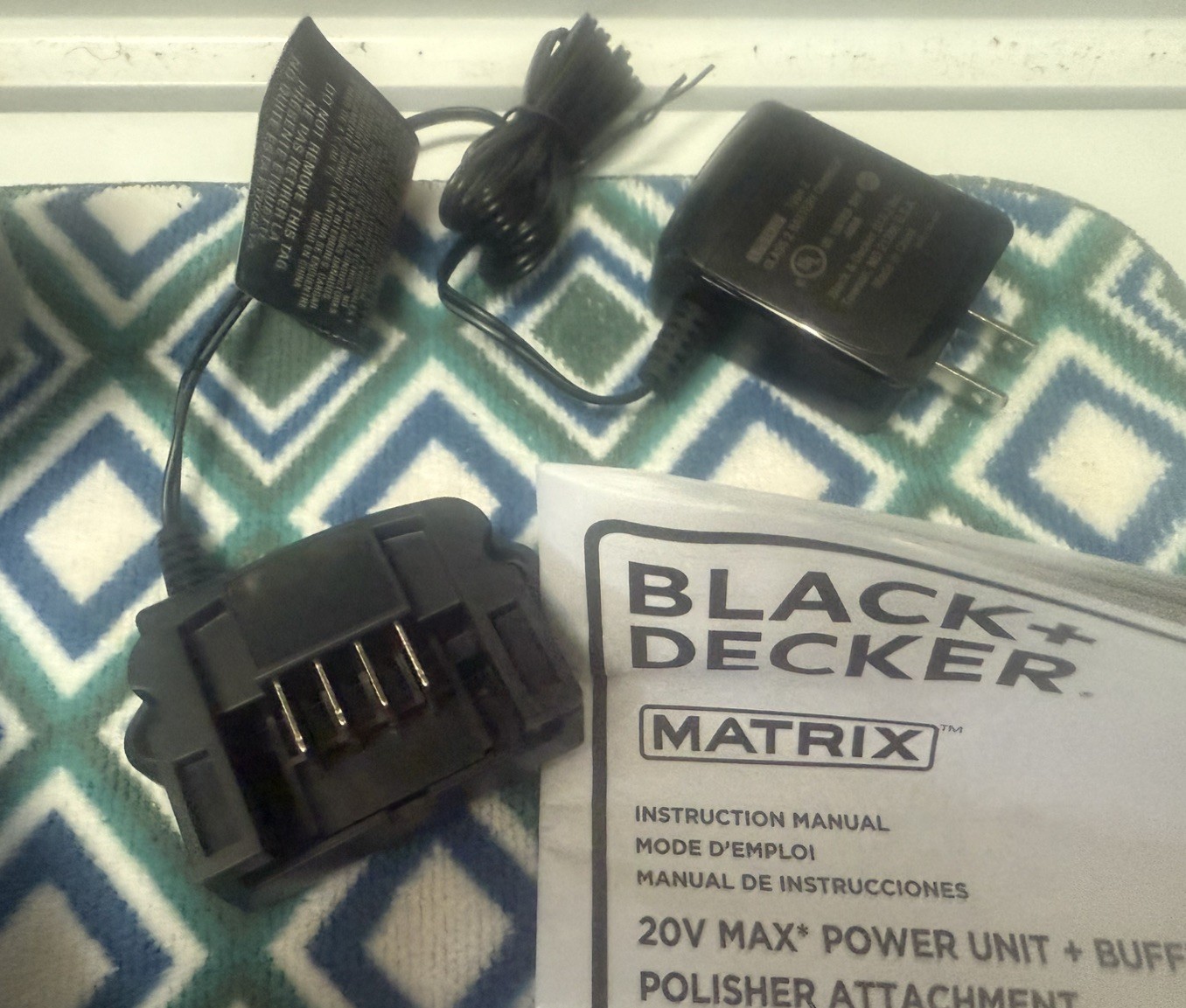 BLACK+DECKER MATRIX 20V MAX BDCDMT120C- NEW open box polisher/buffer kit